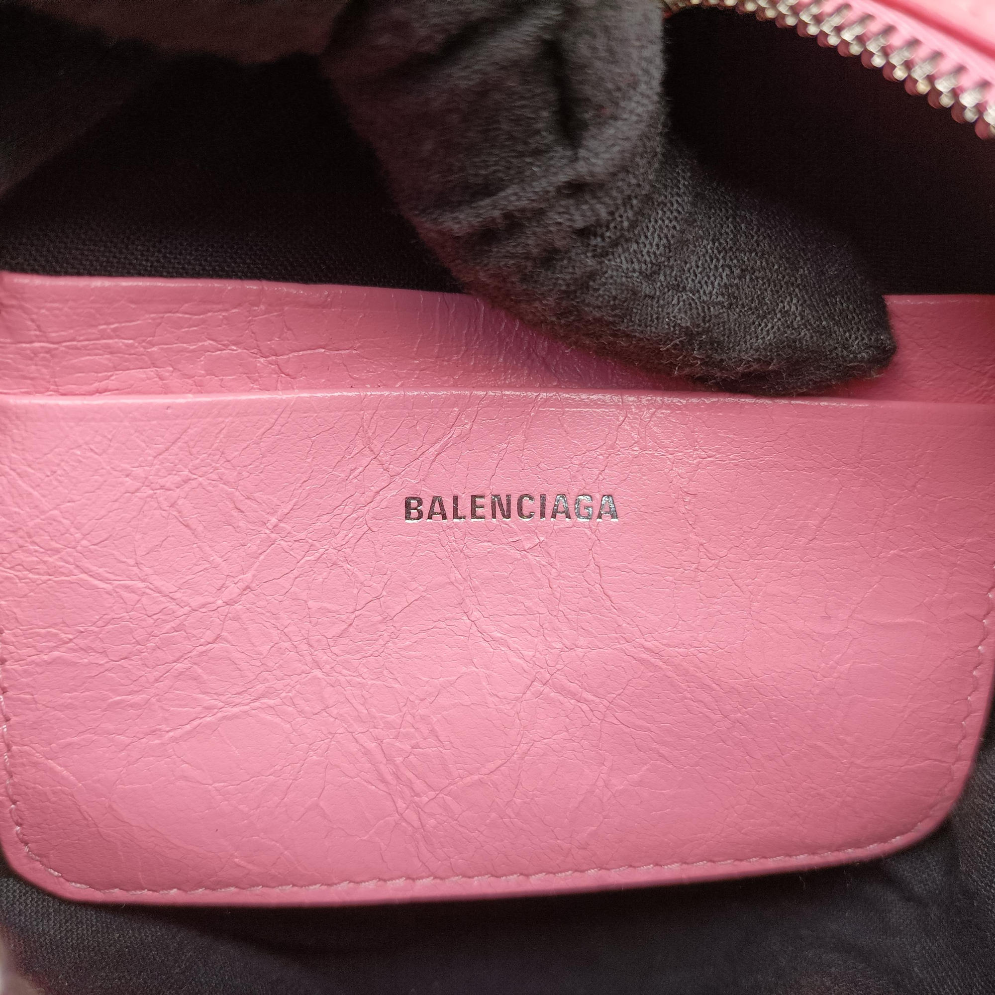 Vintage Balenciaga Le Cagole Heart Mini Pink lambskin  shoulderbag | stylenewstar