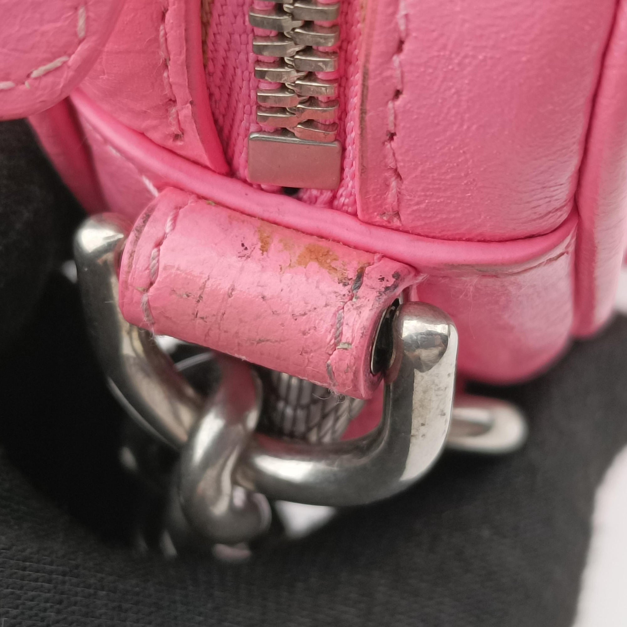 Vintage Balenciaga Le Cagole Heart Mini Pink lambskin  shoulderbag | stylenewstar