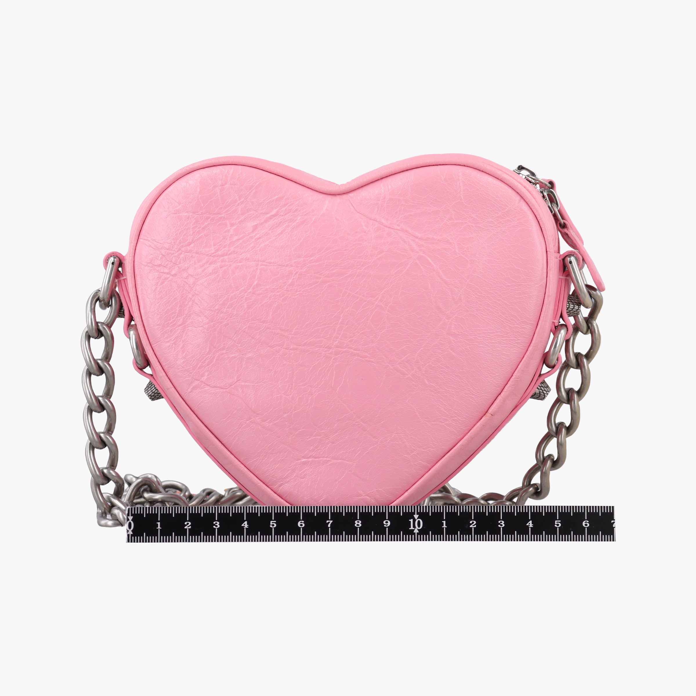 Vintage Balenciaga Le Cagole Heart Mini Pink lambskin  shoulderbag | stylenewstar