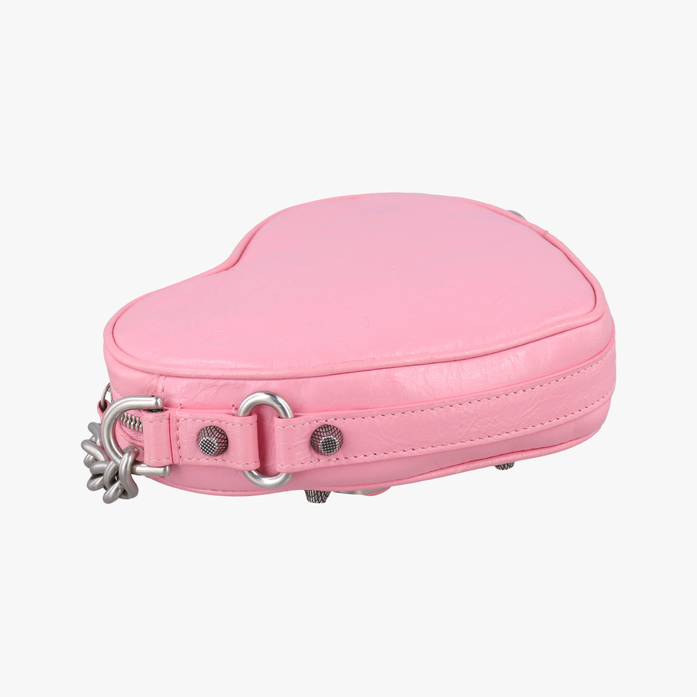 Vintage Balenciaga Le Cagole Heart Mini Pink lambskin  shoulderbag | stylenewstar
