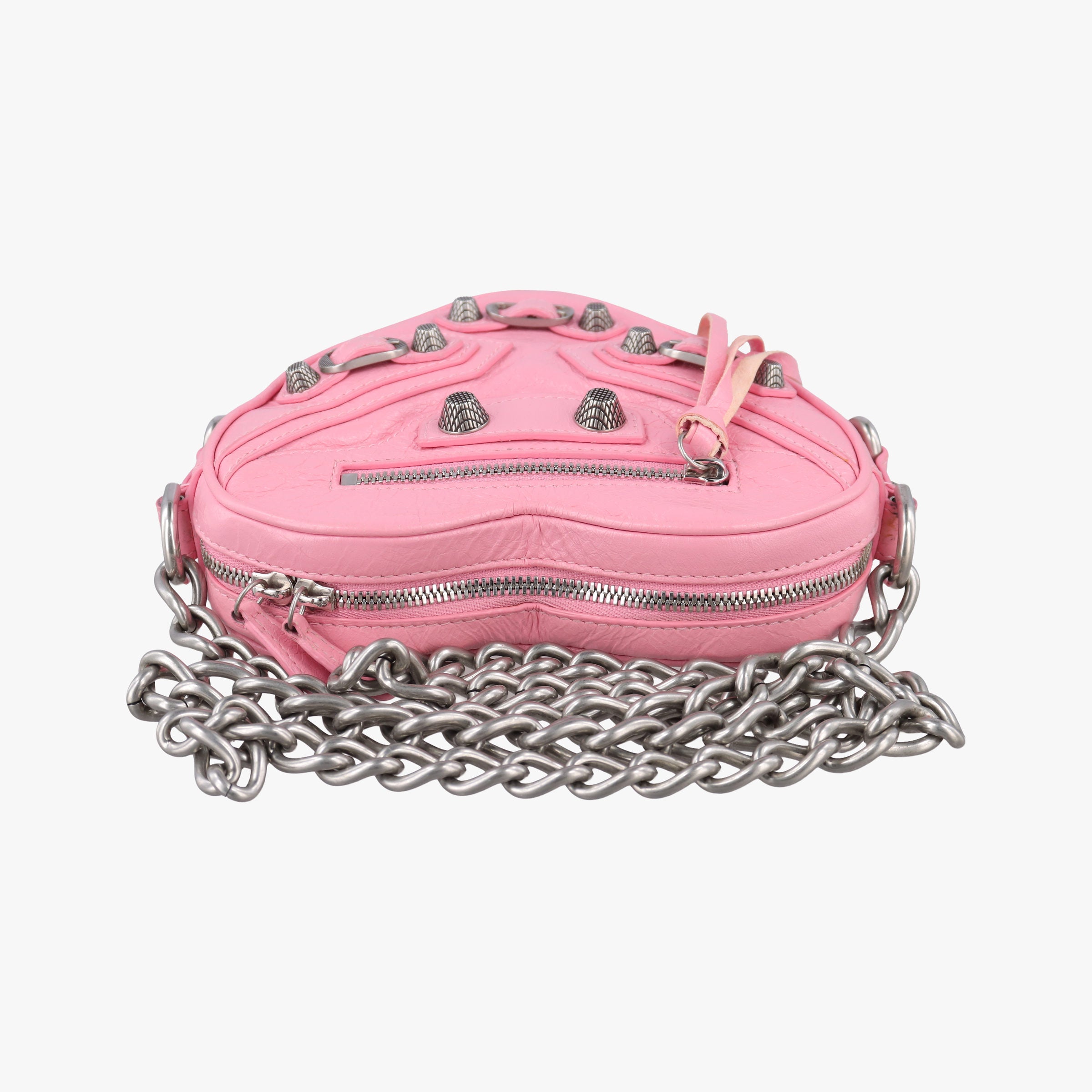 Vintage Balenciaga Le Cagole Heart Mini Pink lambskin  shoulderbag | stylenewstar