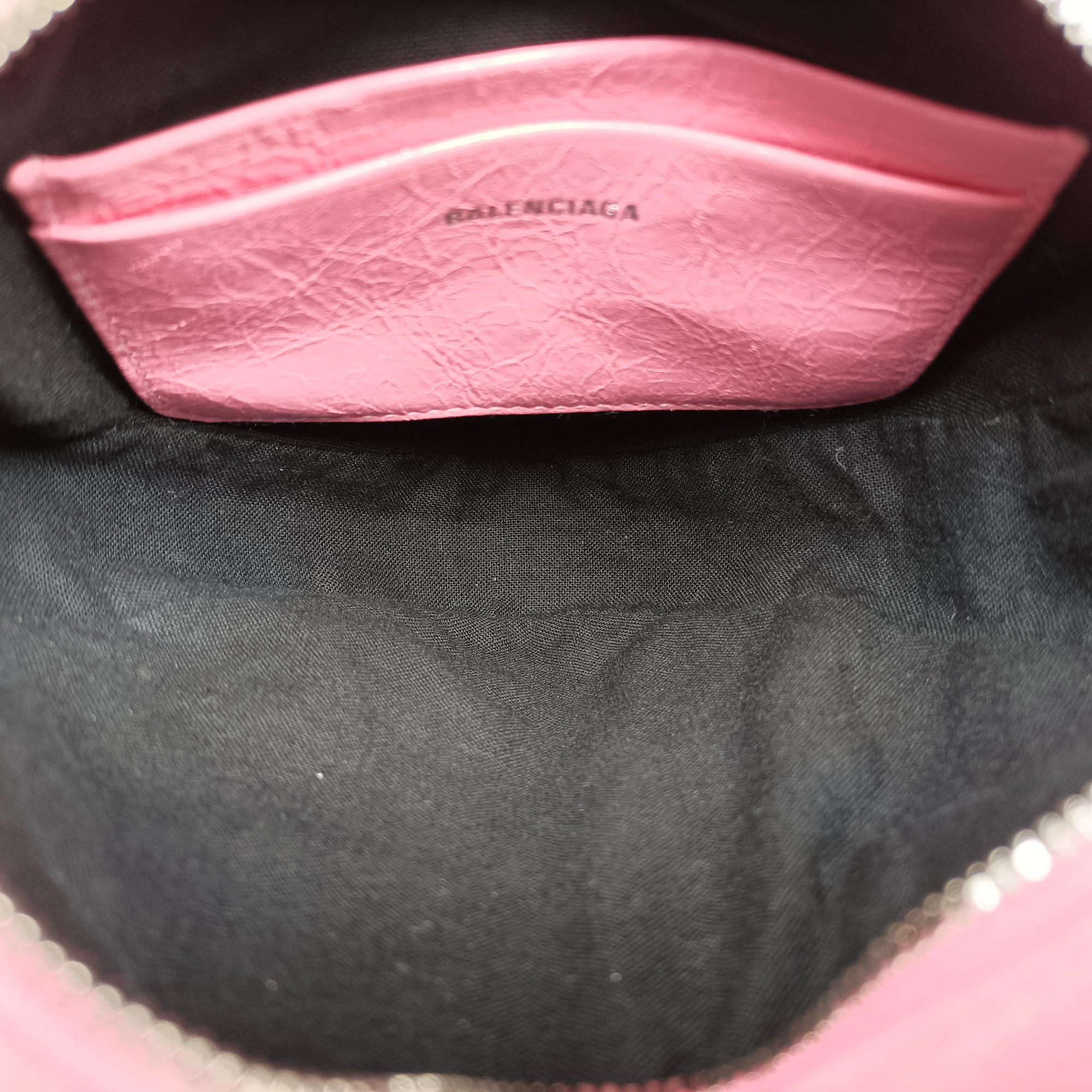 Vintage Balenciaga Le Cagole Heart Mini Pink lambskin  shoulderbag | stylenewstar