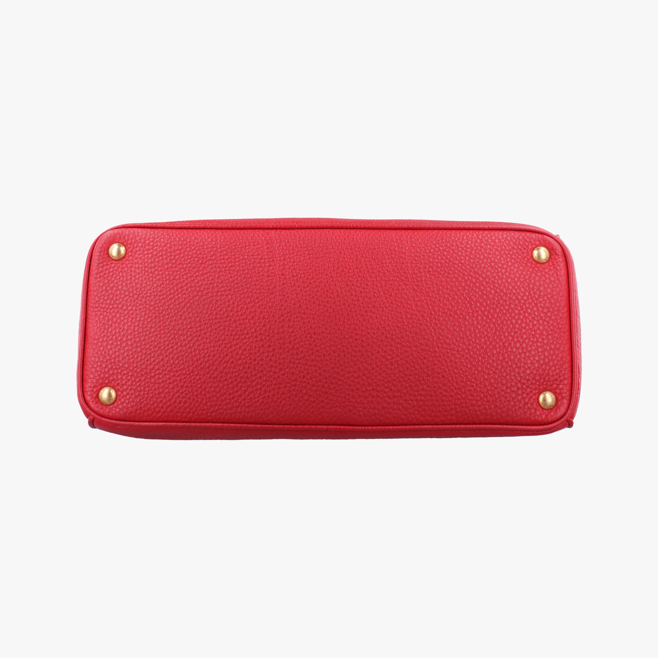 Secondhand Prada Vitello Daino Top Handle Red Leather BN2420 handbag | stylenewstar