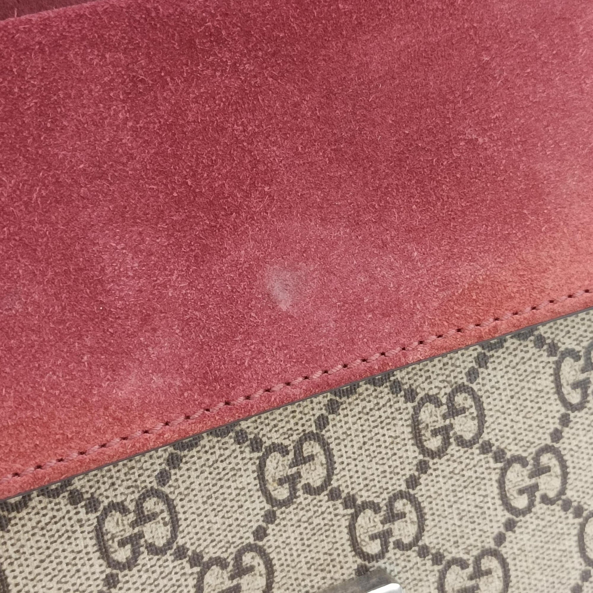 Vintage Gucci Dionysus beige×red×multicolor PVC coated canvas × suede 421970 shoulderbag | stylenewstar
