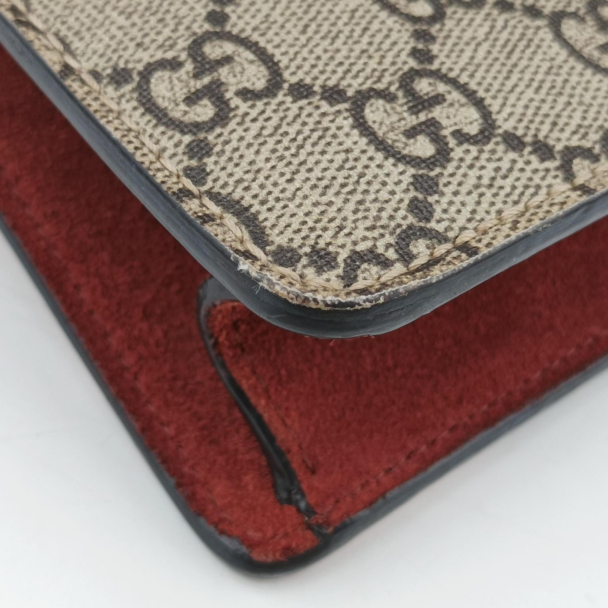 Vintage Gucci Dionysus beige×red×multicolor PVC coated canvas × suede 421970 shoulderbag | stylenewstar