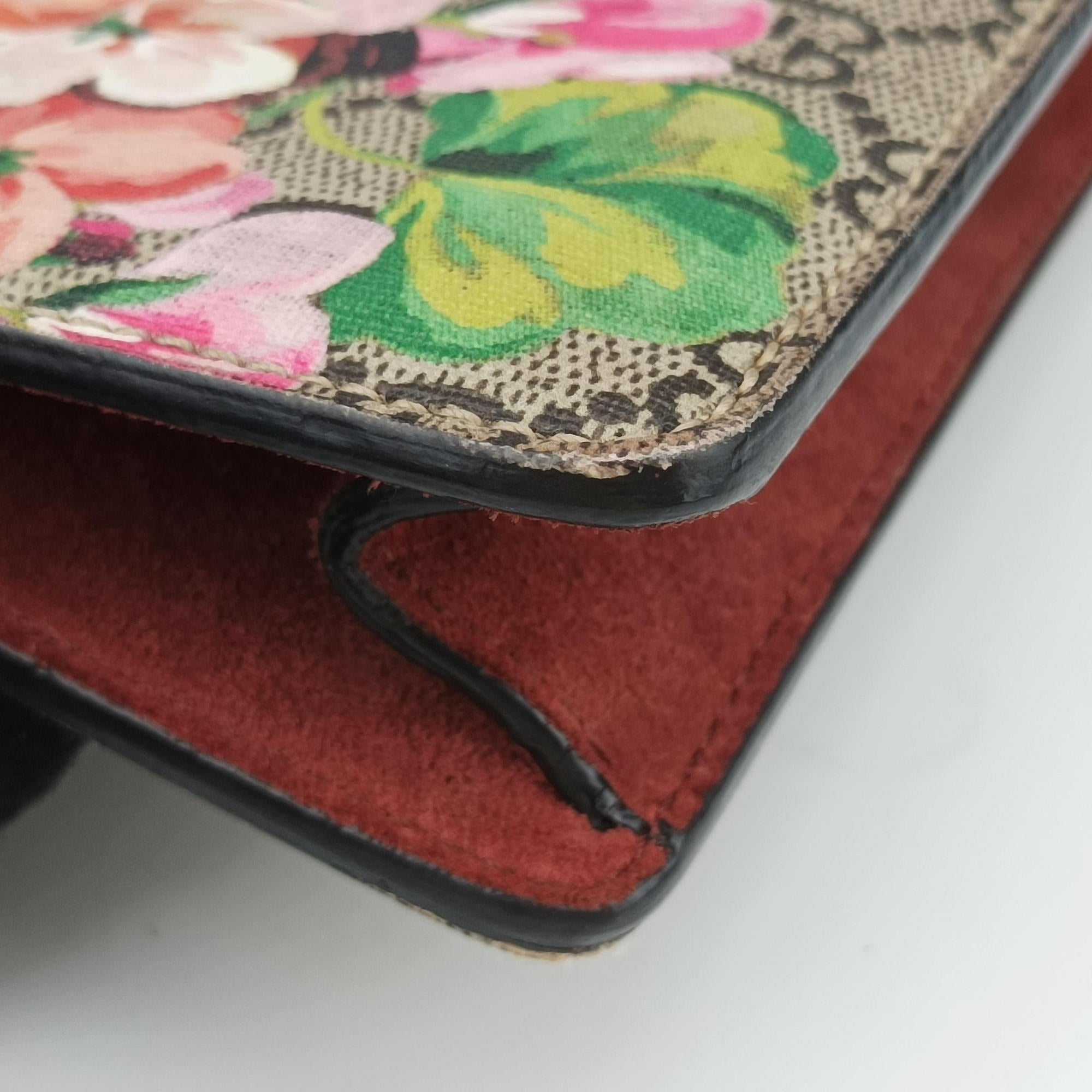 Vintage Gucci Dionysus beige×red×multicolor PVC coated canvas × suede 421970 shoulderbag | stylenewstar