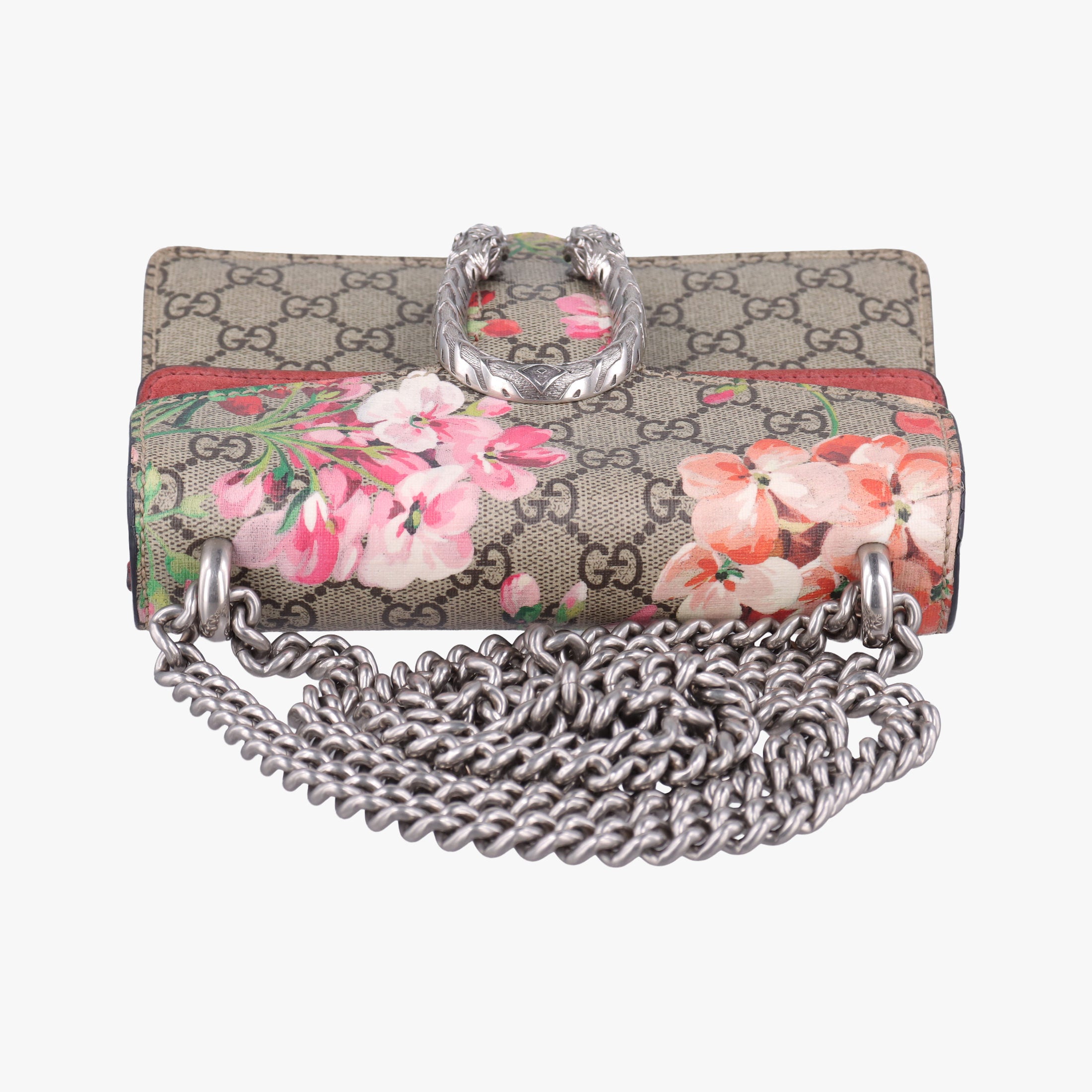 Vintage Gucci Dionysus beige×red×multicolor PVC coated canvas × suede 421970 shoulderbag | stylenewstar