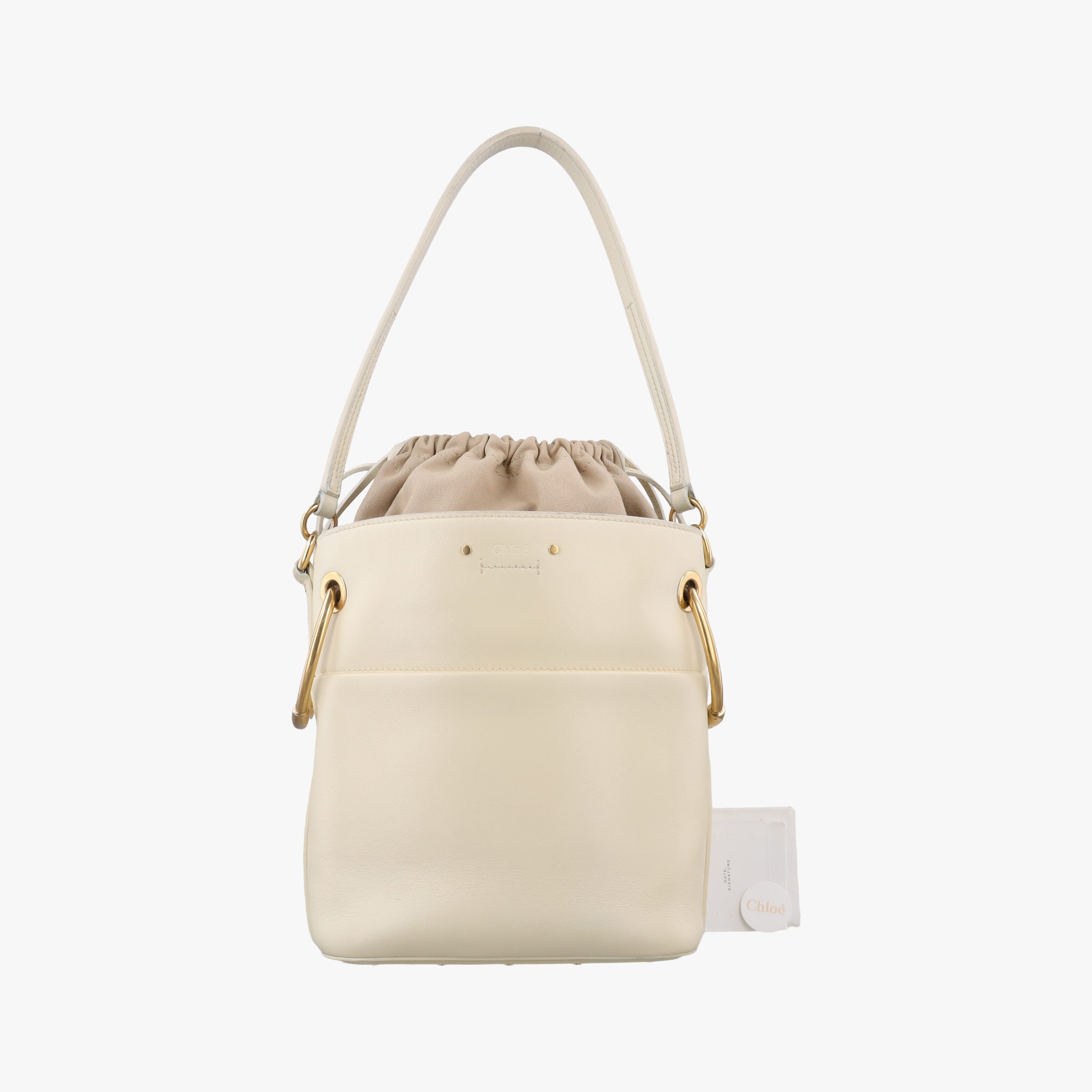 Pre-owned Chloe ROY White Leather  handbag | stylenewstar