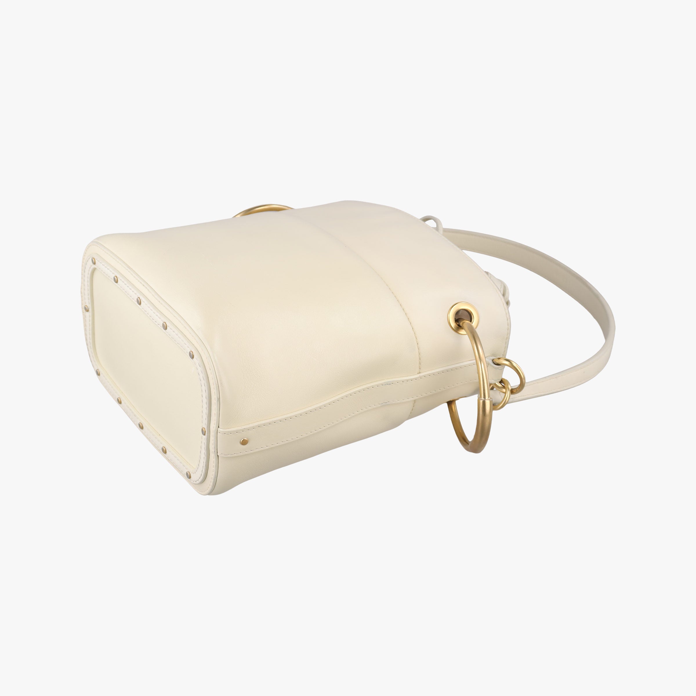 Pre-owned Chloe ROY White Leather  handbag | stylenewstar