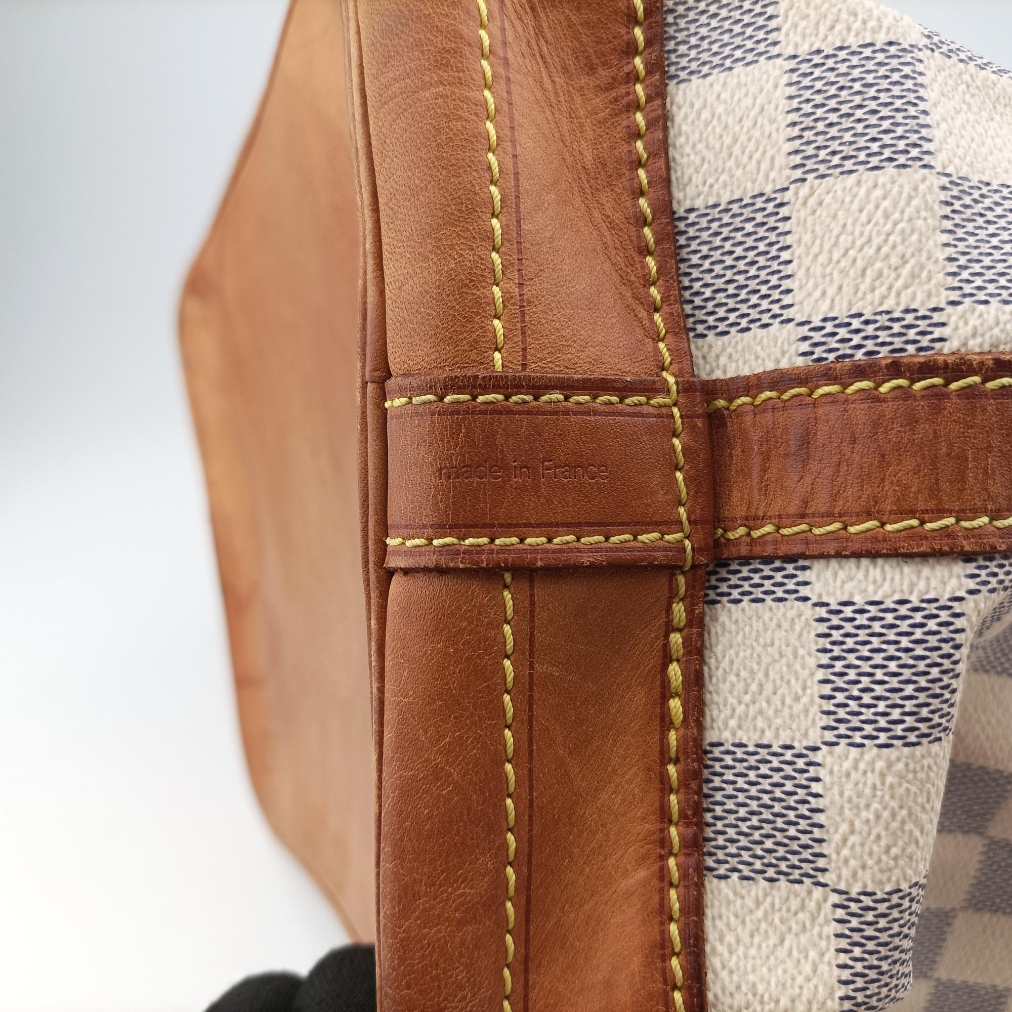 Secondhand Louis Vuitton Noe Azur Damier Canvas N42222 shoulderbag | stylenewstar