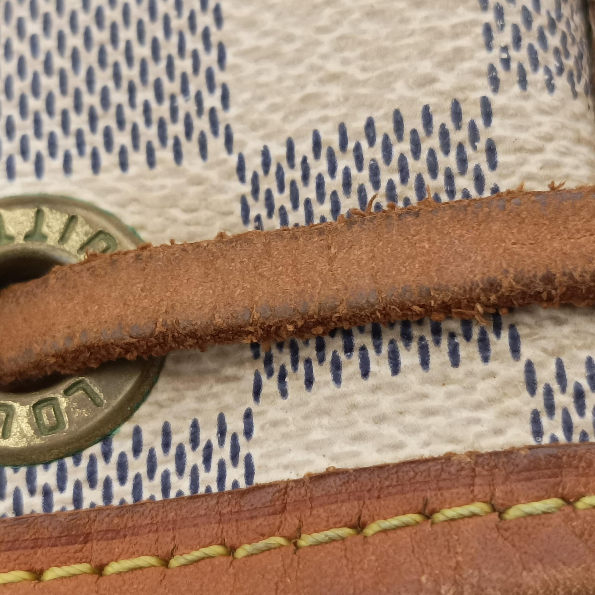 Secondhand Louis Vuitton Noe Azur Damier Canvas N42222 shoulderbag | stylenewstar