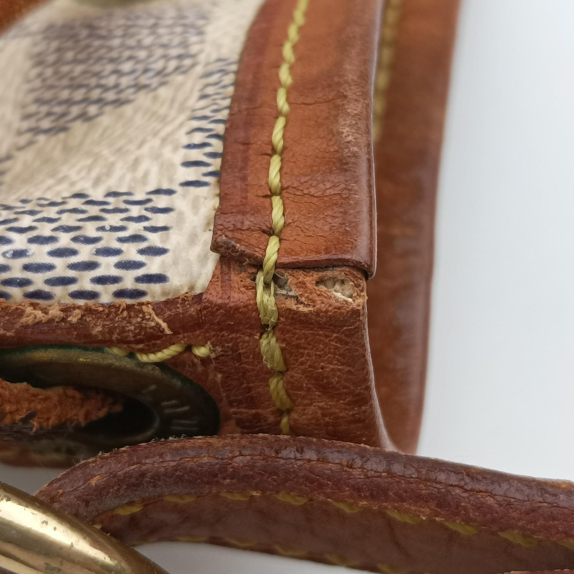 Secondhand Louis Vuitton Noe Azur Damier Canvas N42222 shoulderbag | stylenewstar