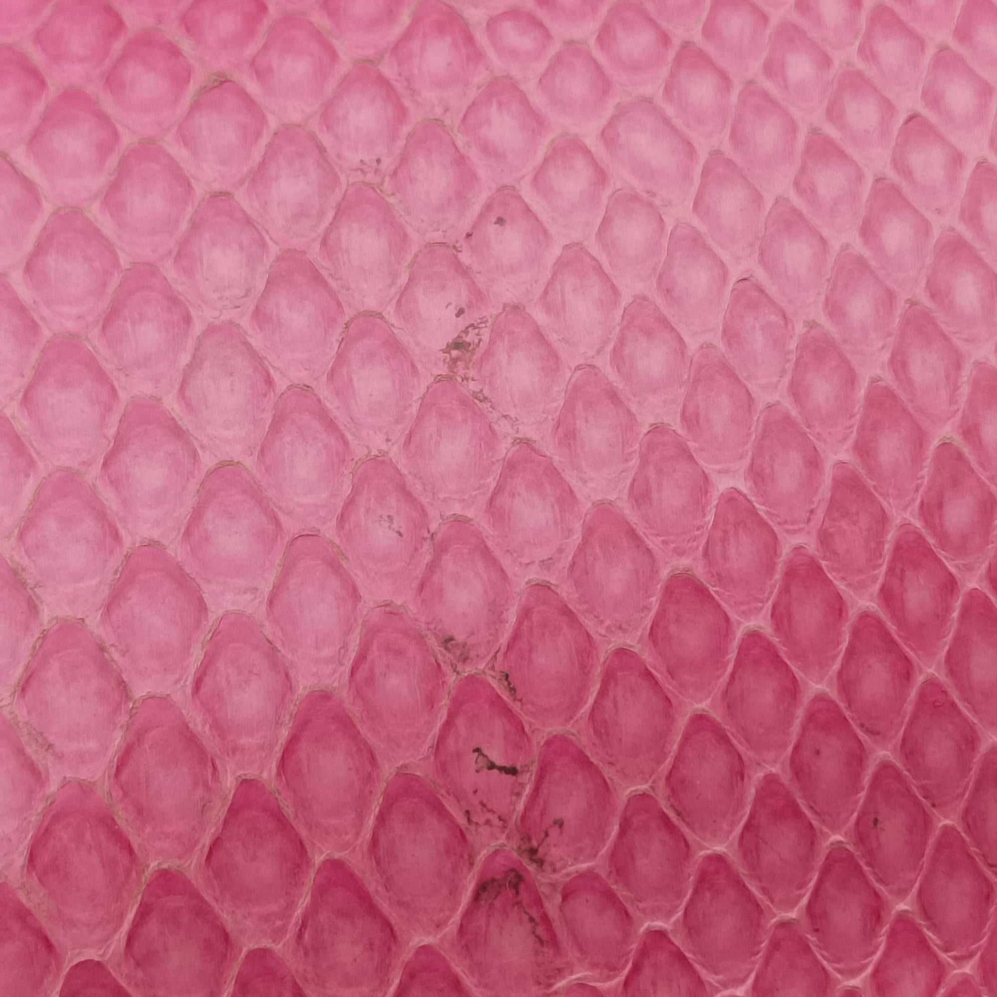Secondhand Christian Dior Lady Dior Pink snakeskin  shoulderbag | stylenewstar