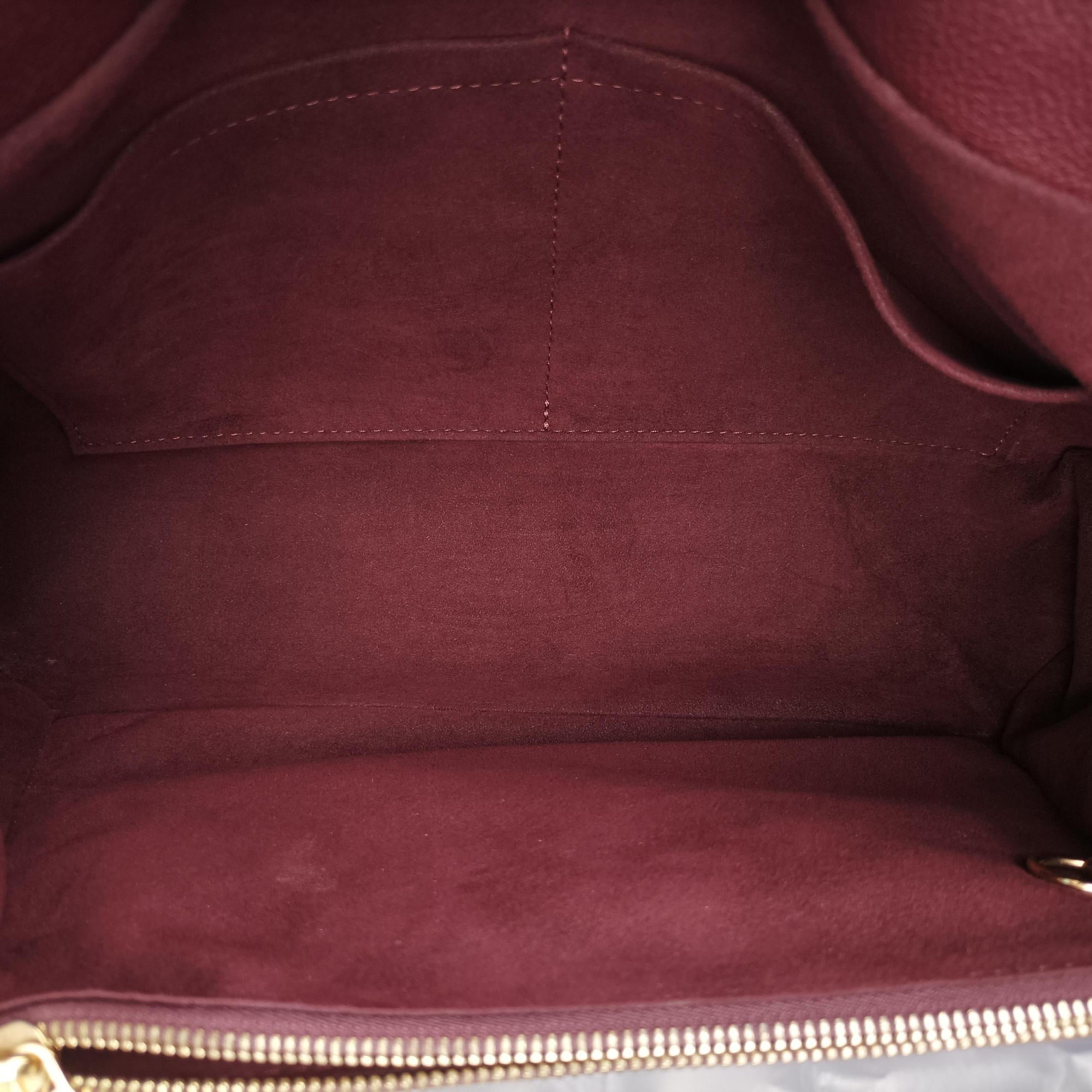 Pre-owned Louis Vuitton OLYMPE Brown×QUETSCHE Monogram Canvas×calf leather M40926 handbag | stylenewstar