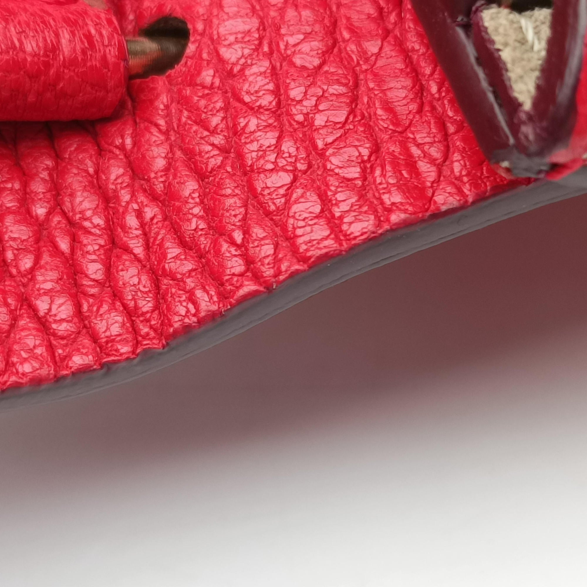 Pre-owned Chloe DREW Red Leather  shoulderbag | stylenewstar