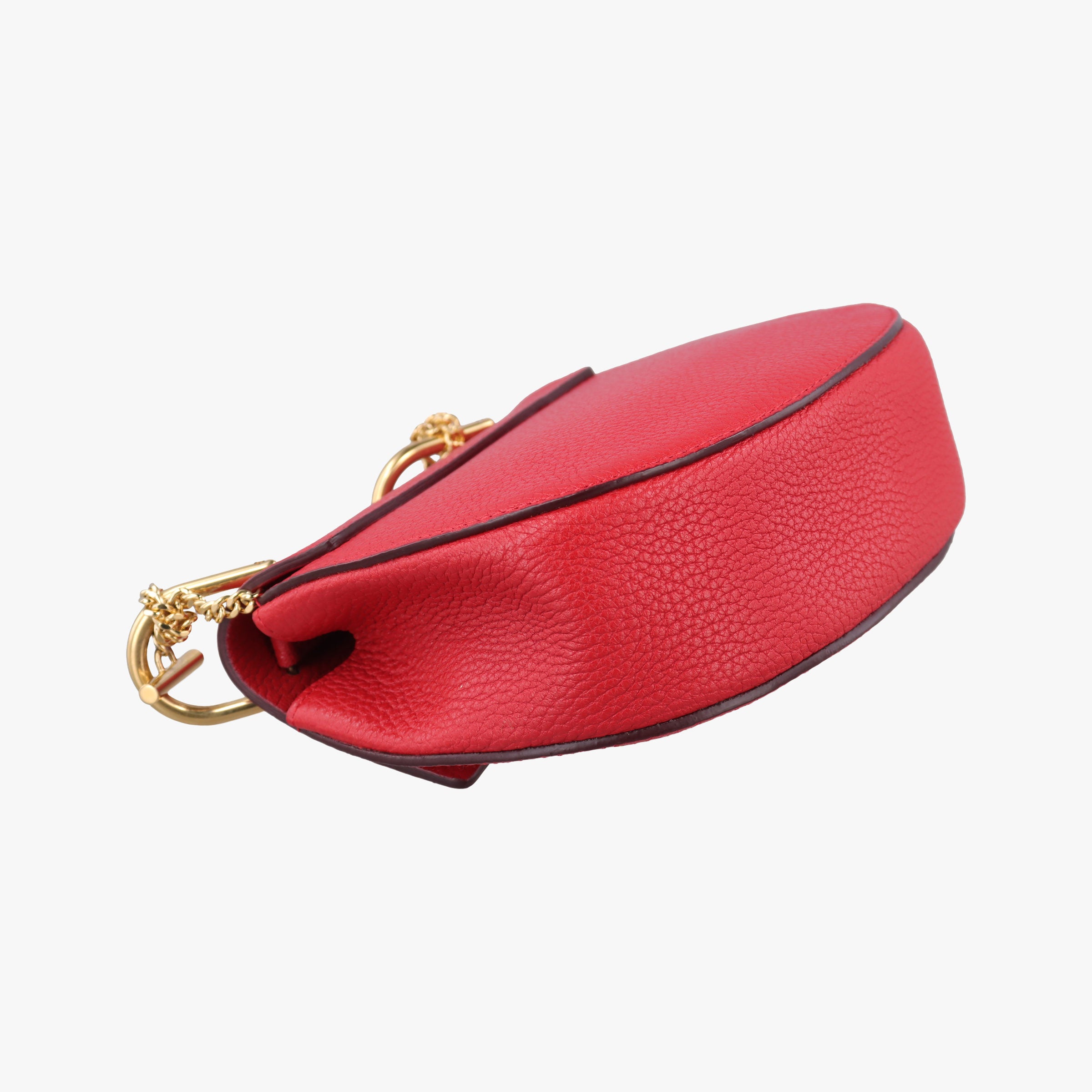 Pre-owned Chloe DREW Red Leather  shoulderbag | stylenewstar