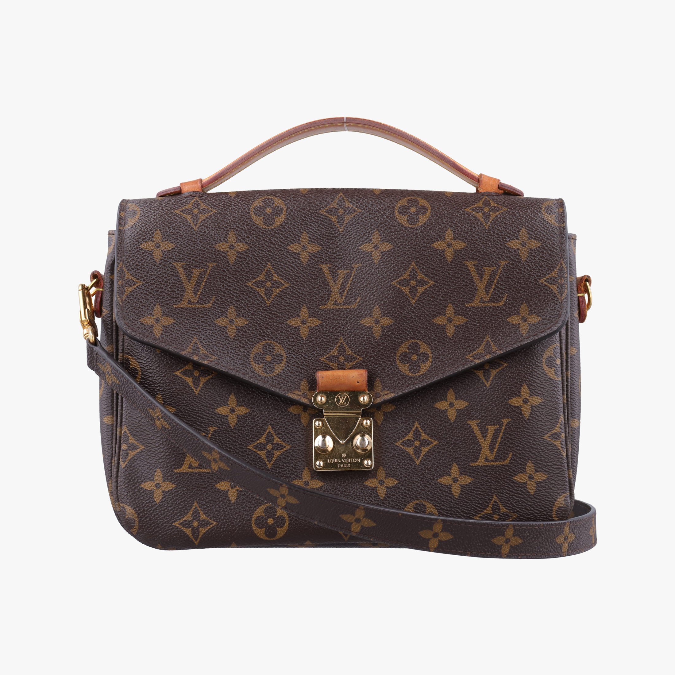 Vintage Louis Vuitton Pochette Metis MM Brown Monogram Canvas M44875 shoulderbag | stylenewstar