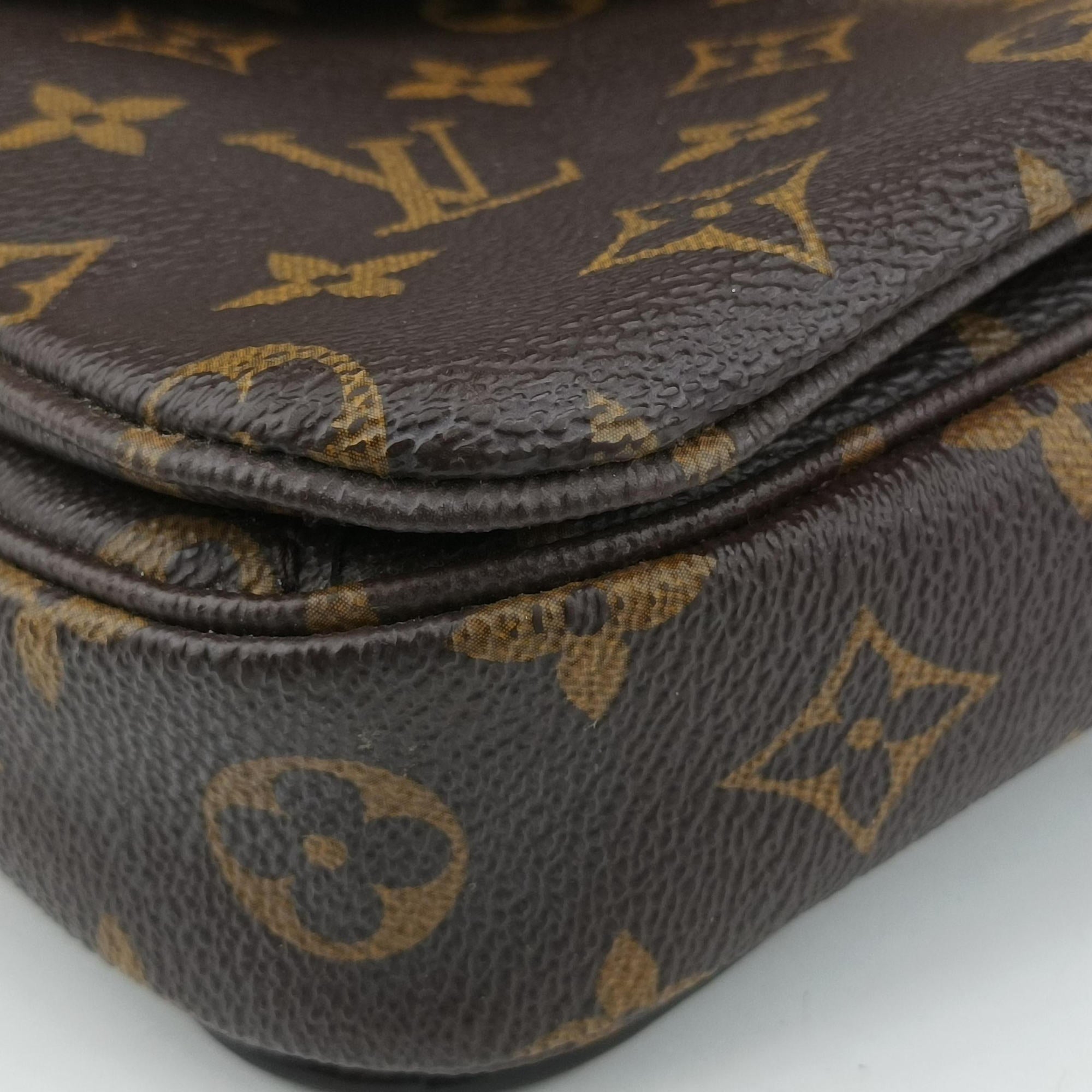 Vintage Louis Vuitton Pochette Metis MM Brown Monogram Canvas M44875 shoulderbag | stylenewstar