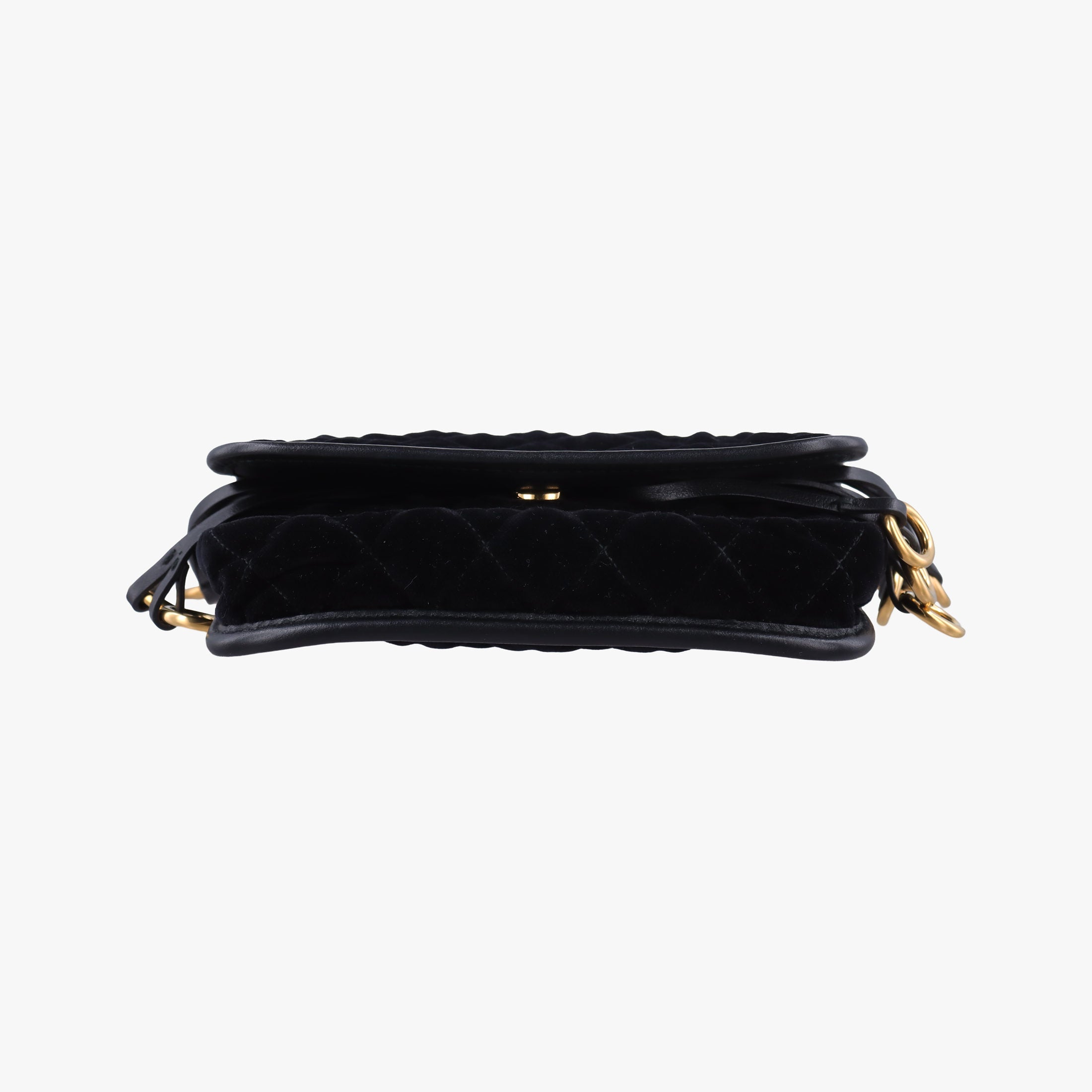 Vintage Prada Impuntu Velluto Corsaire Black Velvet×Calf Leather  bum bag/waist bag | stylenewstar