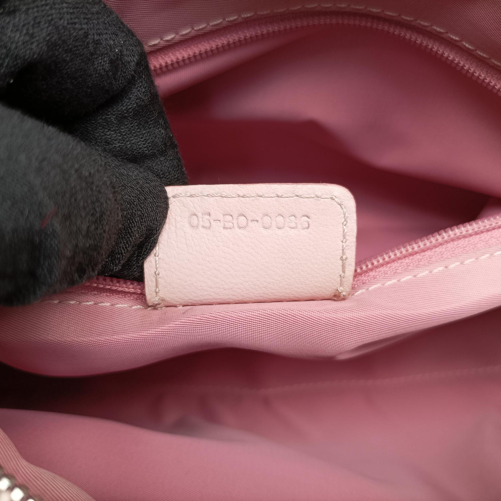 Pre-owned Christian Dior Romantic Trotter Pink pvc coated canvas×Leather  shoulderbag | stylenewstar