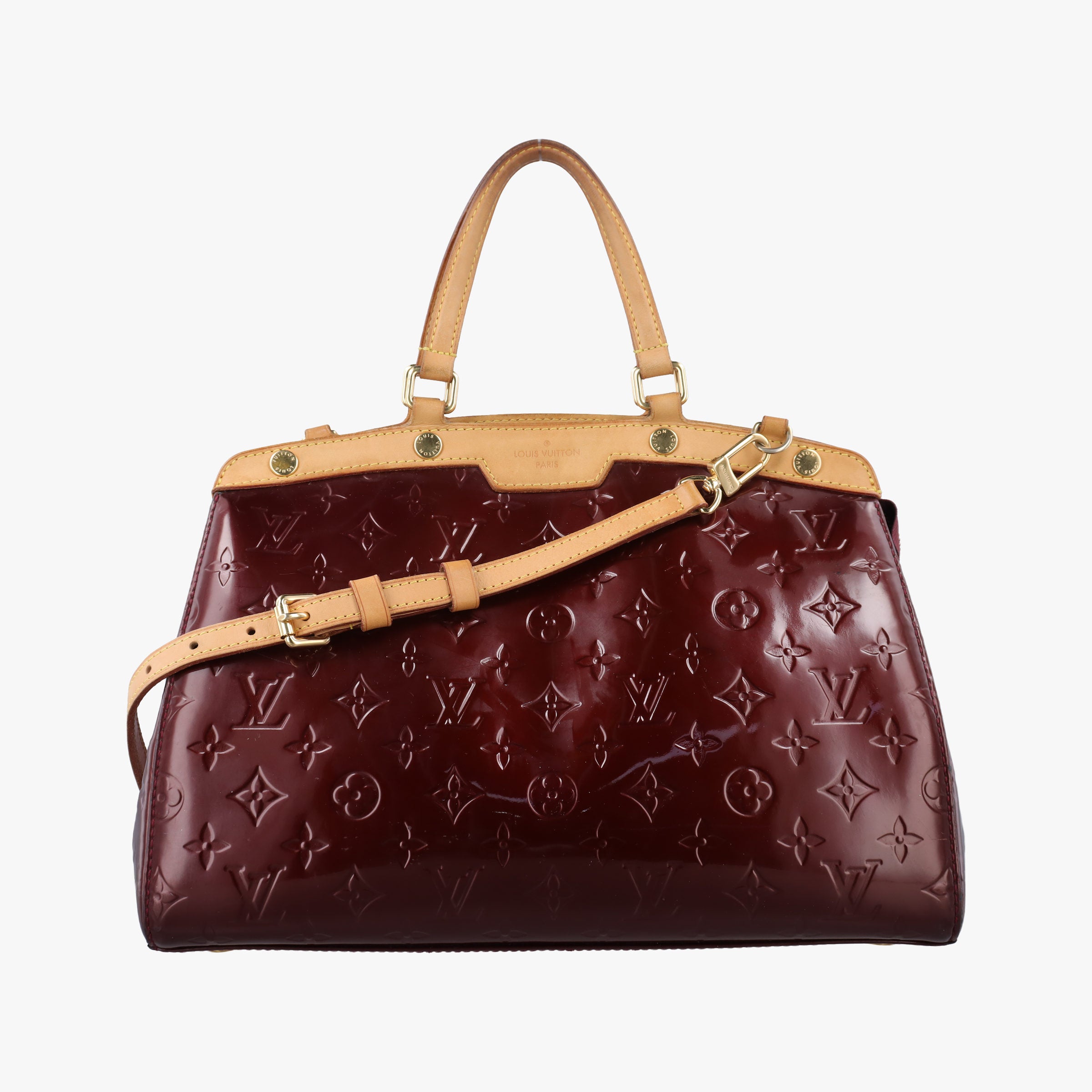 Vintage Louis Vuitton Brea MM ROUGE FAUVISTE Vernis M91690 shoulderbag | stylenewstar