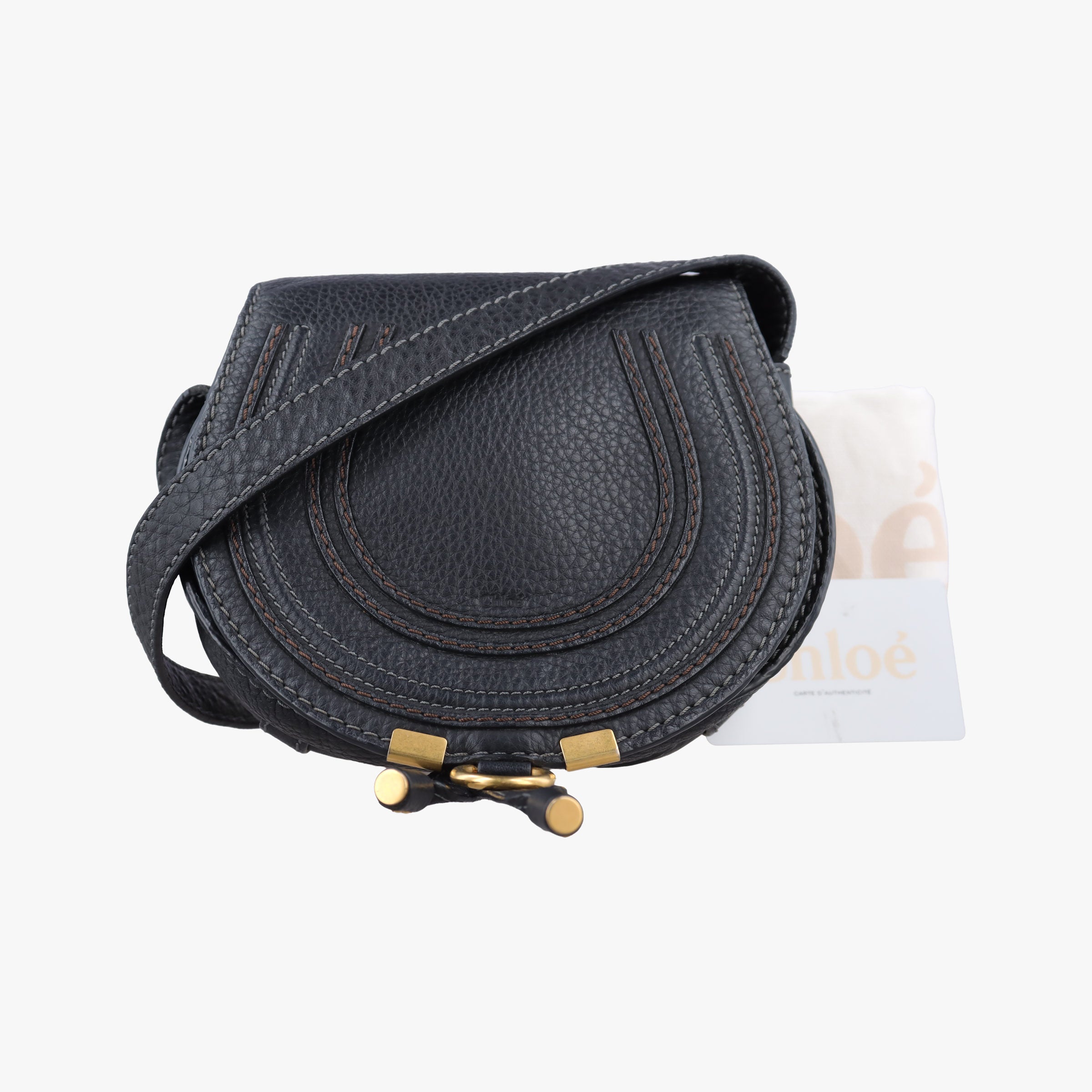 Secondhand Chloe Mercy Black Leather  shoulderbag | stylenewstar