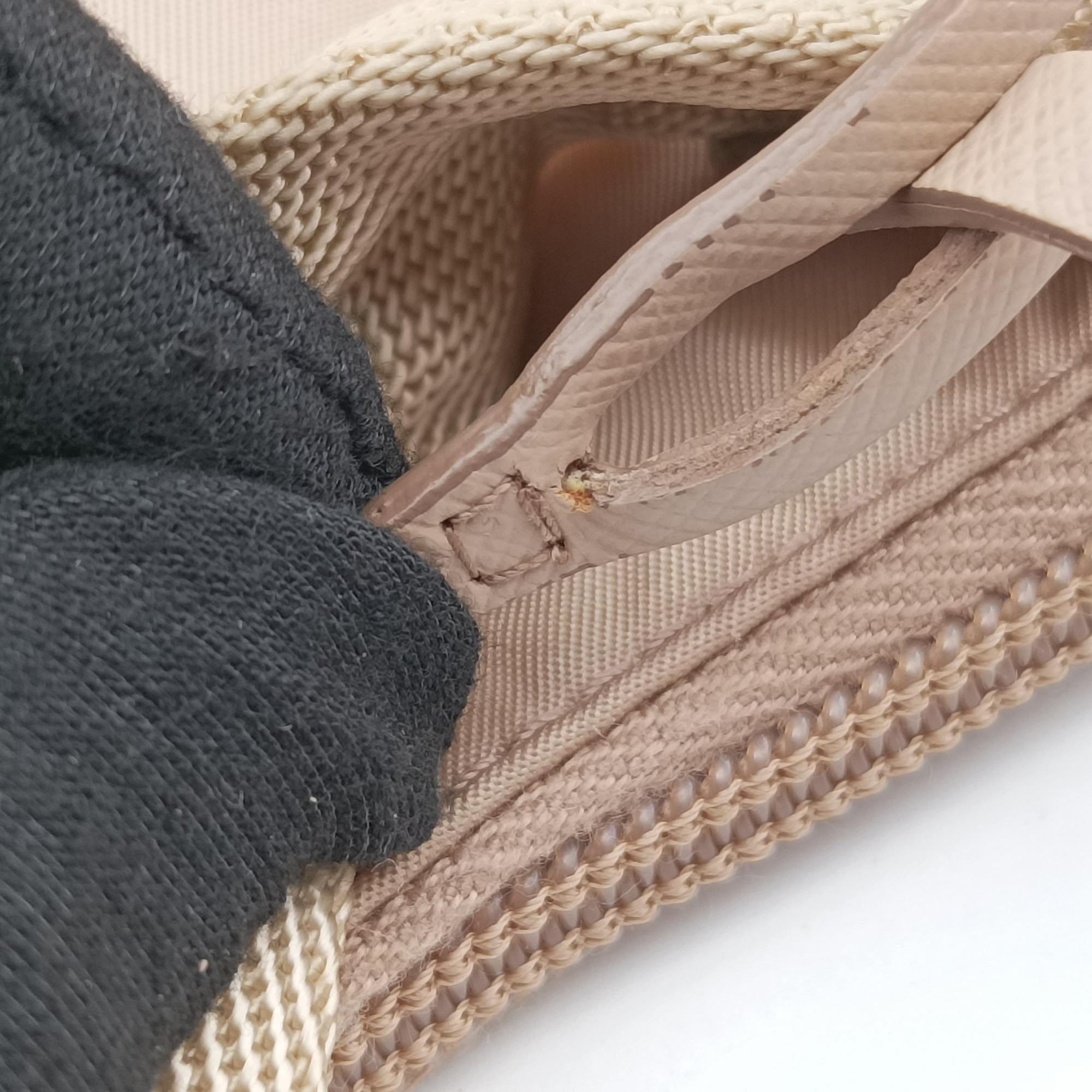 Vintage Prada Re-Edition 2005 Re-Nylon Bag Beige nylon 1BH204 handbag | stylenewstar