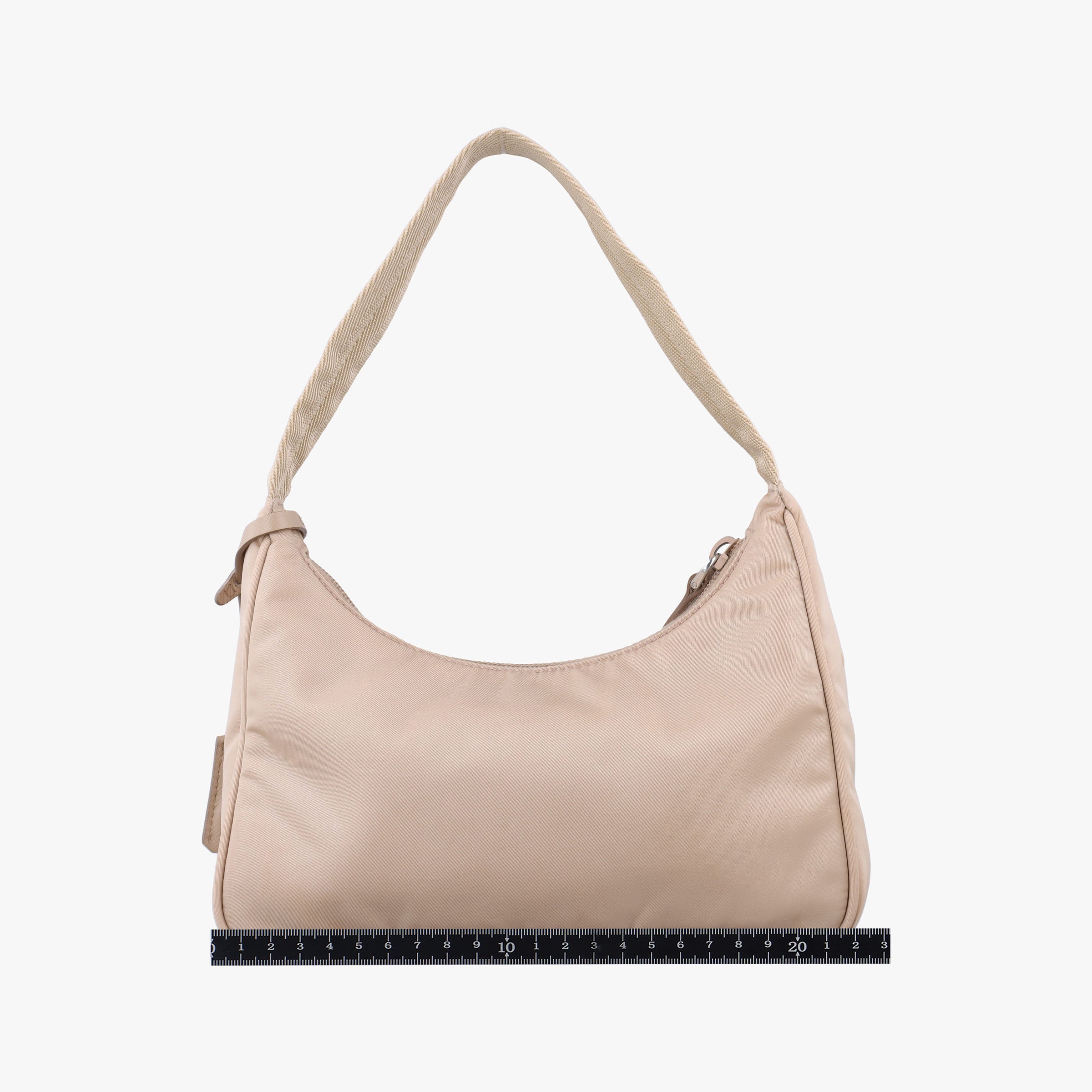 Vintage Prada Re-Edition 2005 Re-Nylon Bag Beige nylon 1BH204 handbag | stylenewstar