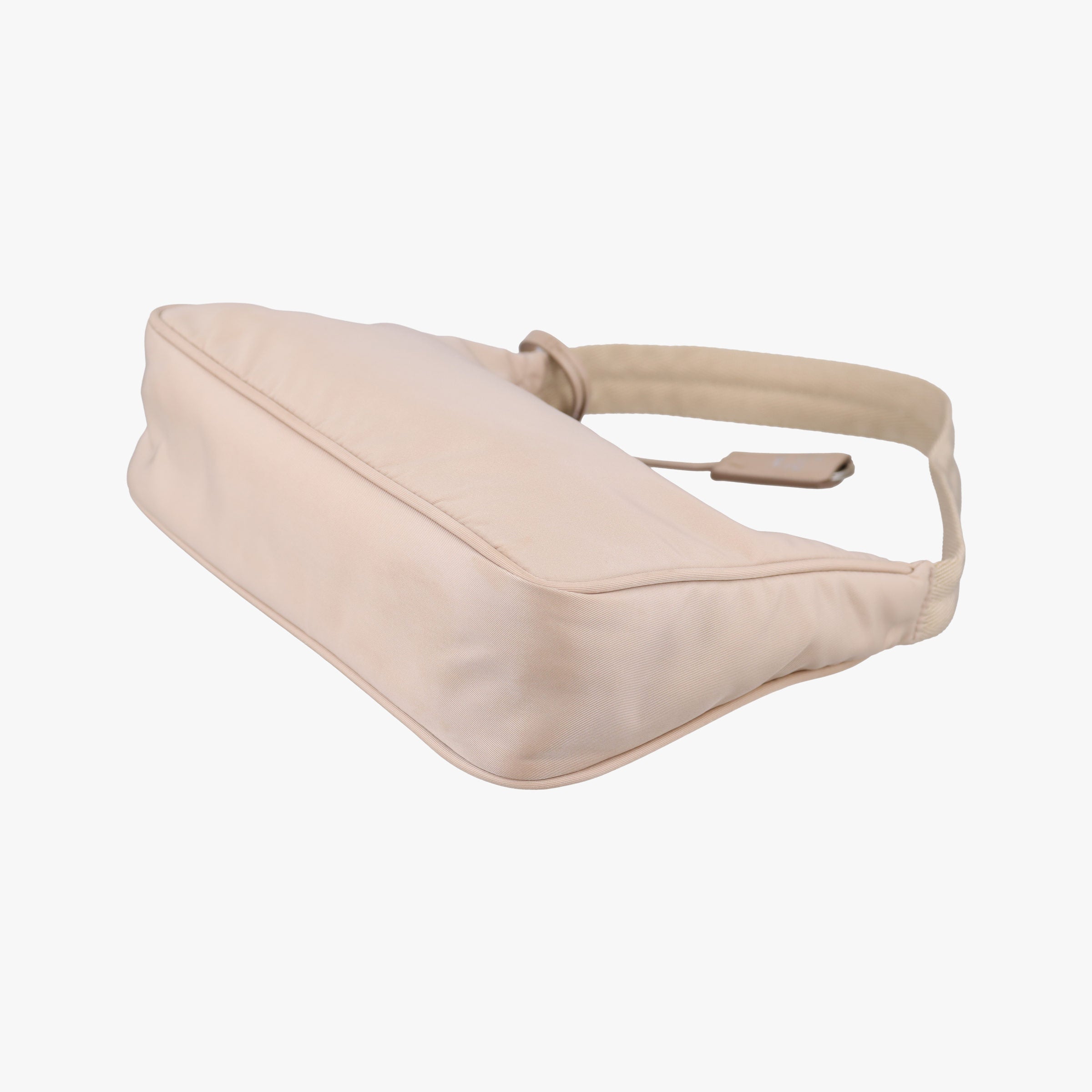 Vintage Prada Re-Edition 2005 Re-Nylon Bag Beige nylon 1BH204 handbag | stylenewstar