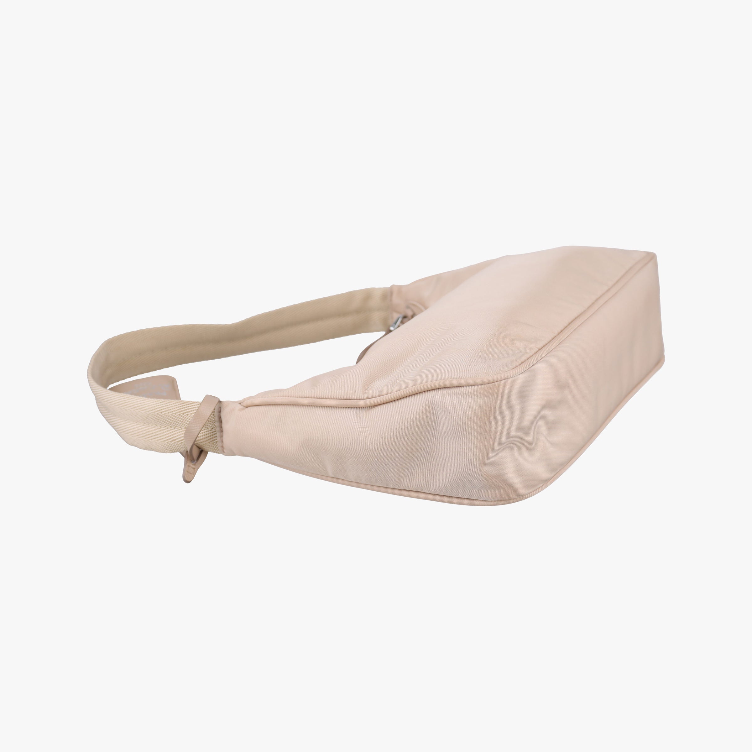 Vintage Prada Re-Edition 2005 Re-Nylon Bag Beige nylon 1BH204 handbag | stylenewstar