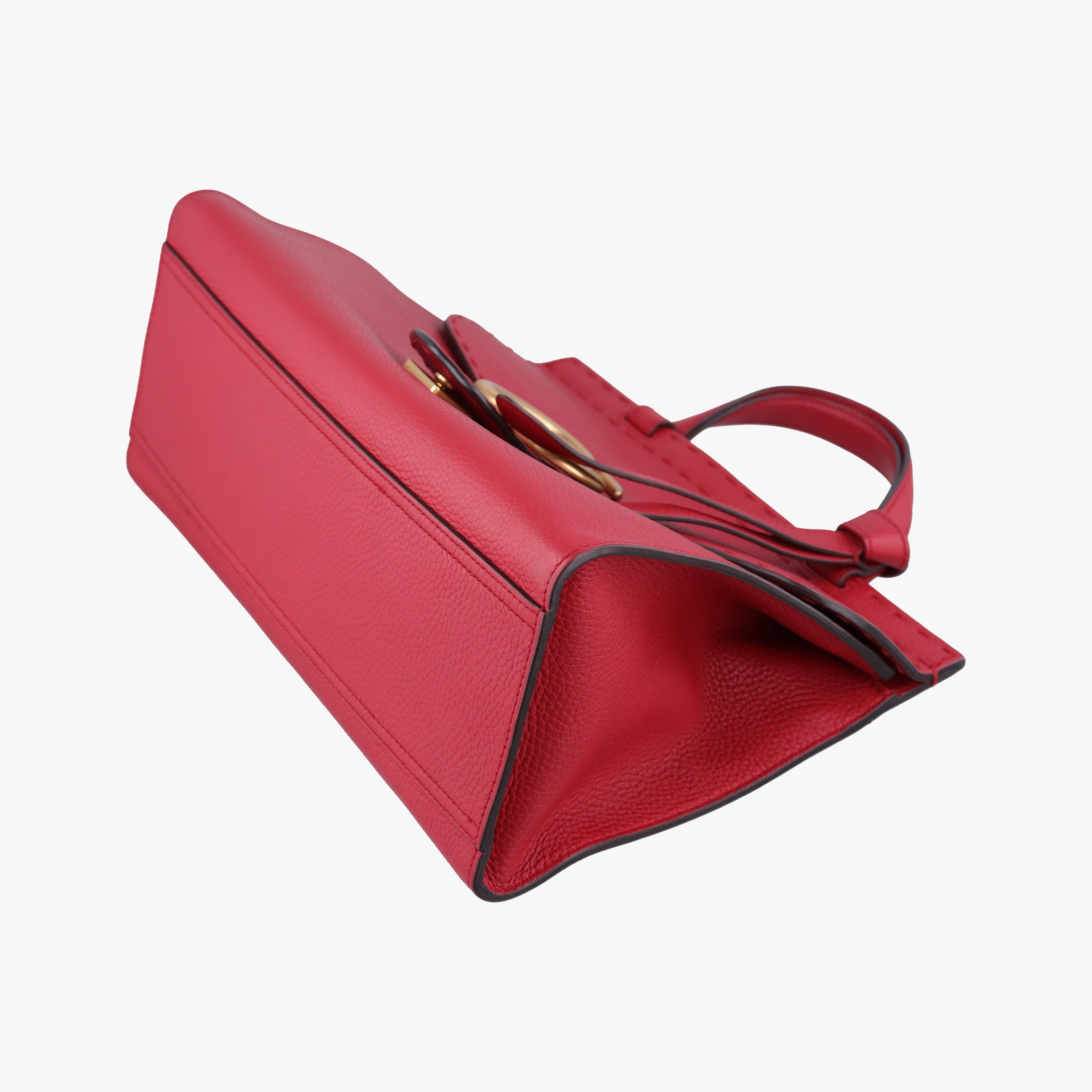 Pre-owned Gucci GG Marmont Red Leather 421890 shoulderbag | stylenewstar