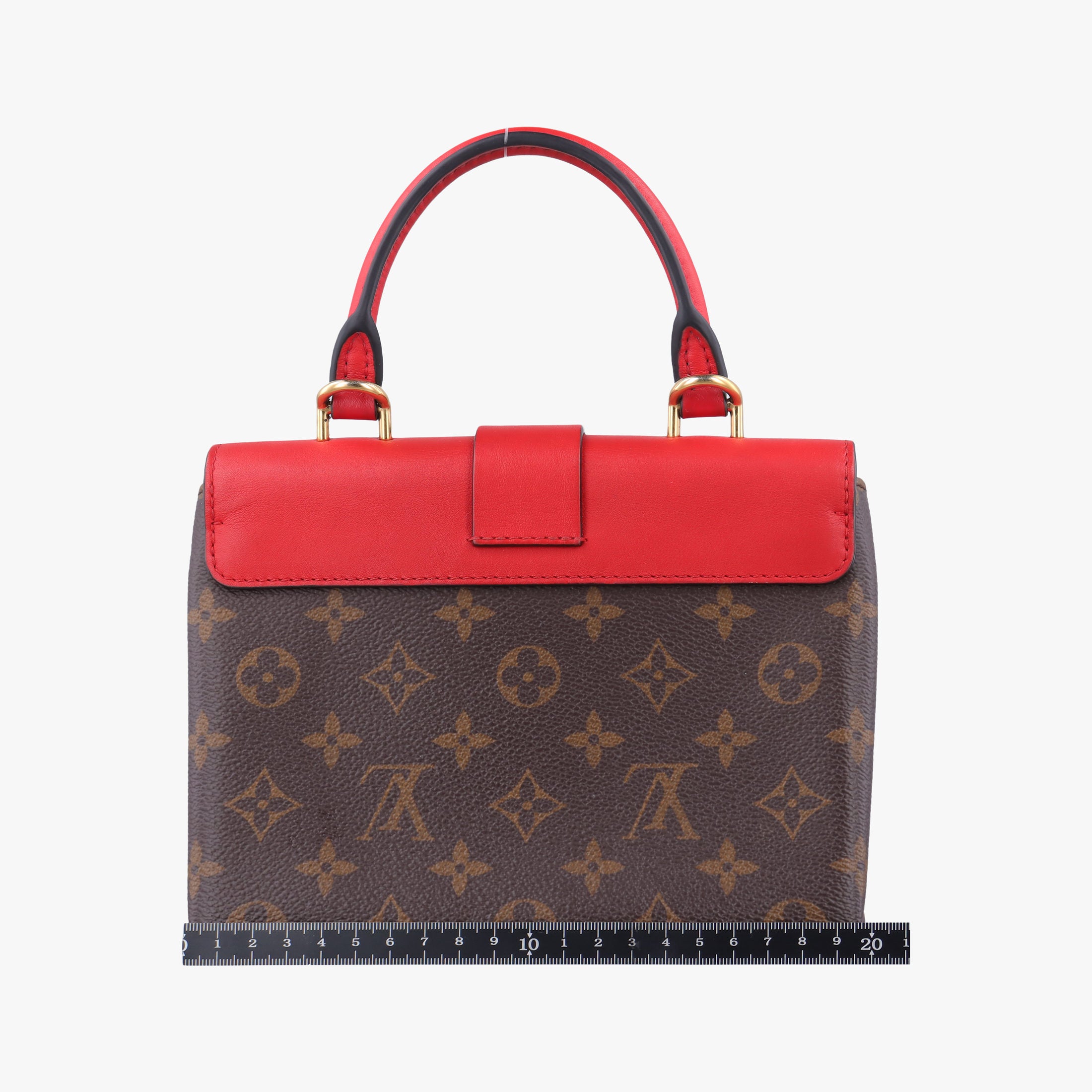 Secondhand Louis Vuitton Locky BB Monogram/Brown×Coqulicot Monogram canvas×calf leather M44322 shoulderbag | stylenewstar