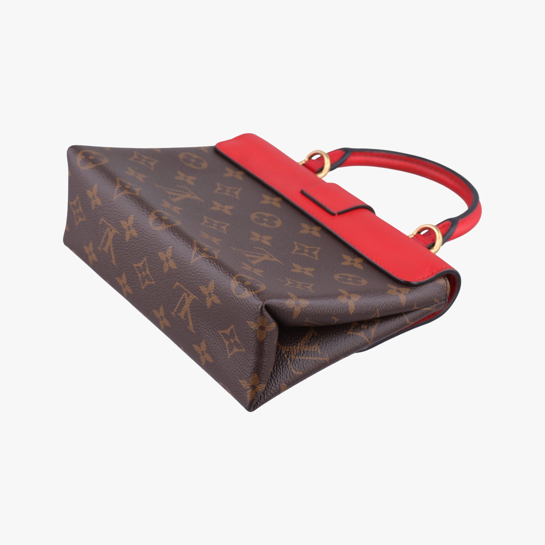 Secondhand Louis Vuitton Locky BB Monogram/Brown×Coqulicot Monogram canvas×calf leather M44322 shoulderbag | stylenewstar