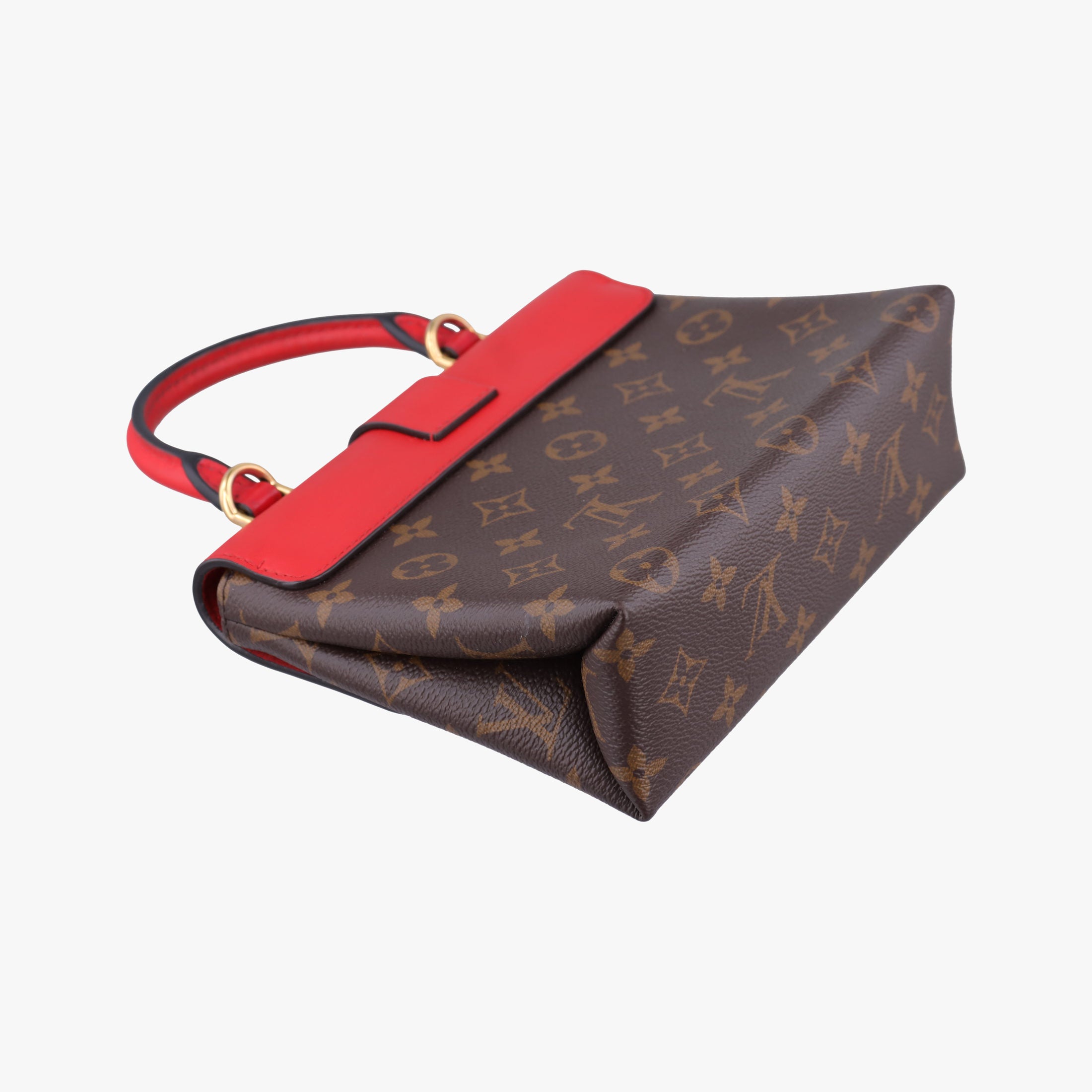 Secondhand Louis Vuitton Locky BB Monogram/Brown×Coqulicot Monogram canvas×calf leather M44322 shoulderbag | stylenewstar