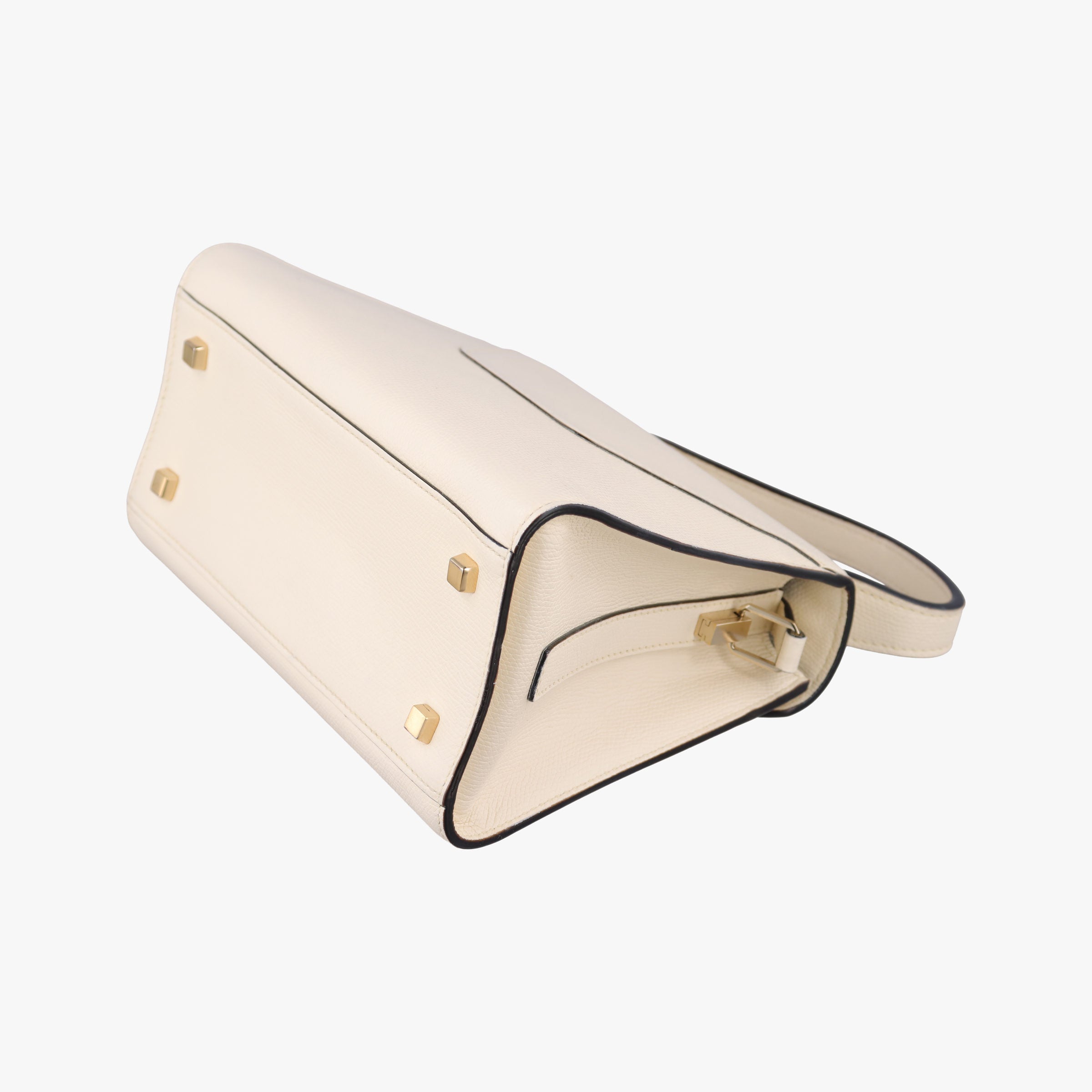 Pre-owned Valextra Iside Beige Calfskin  shoulderbag | stylenewstar