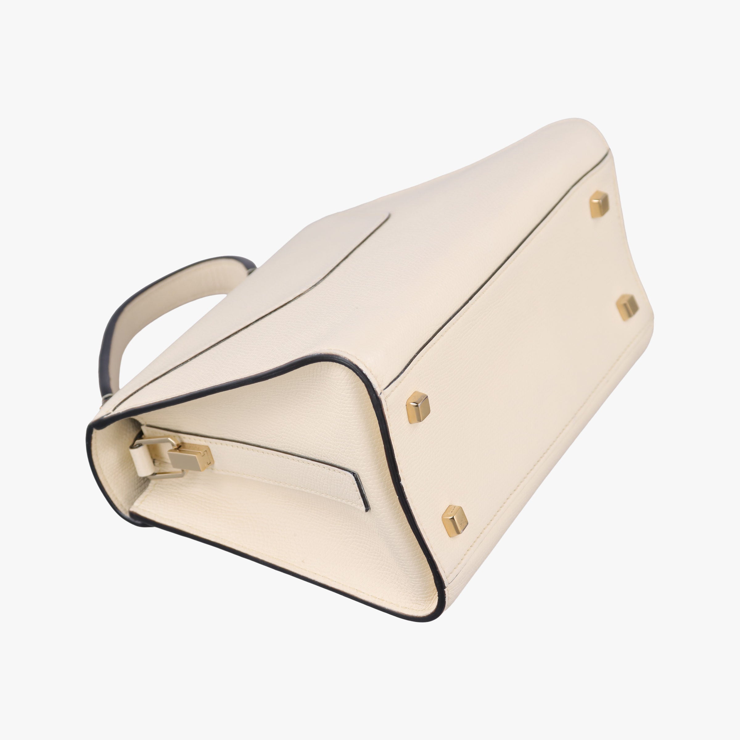 Pre-owned Valextra Iside Beige Calfskin  shoulderbag | stylenewstar