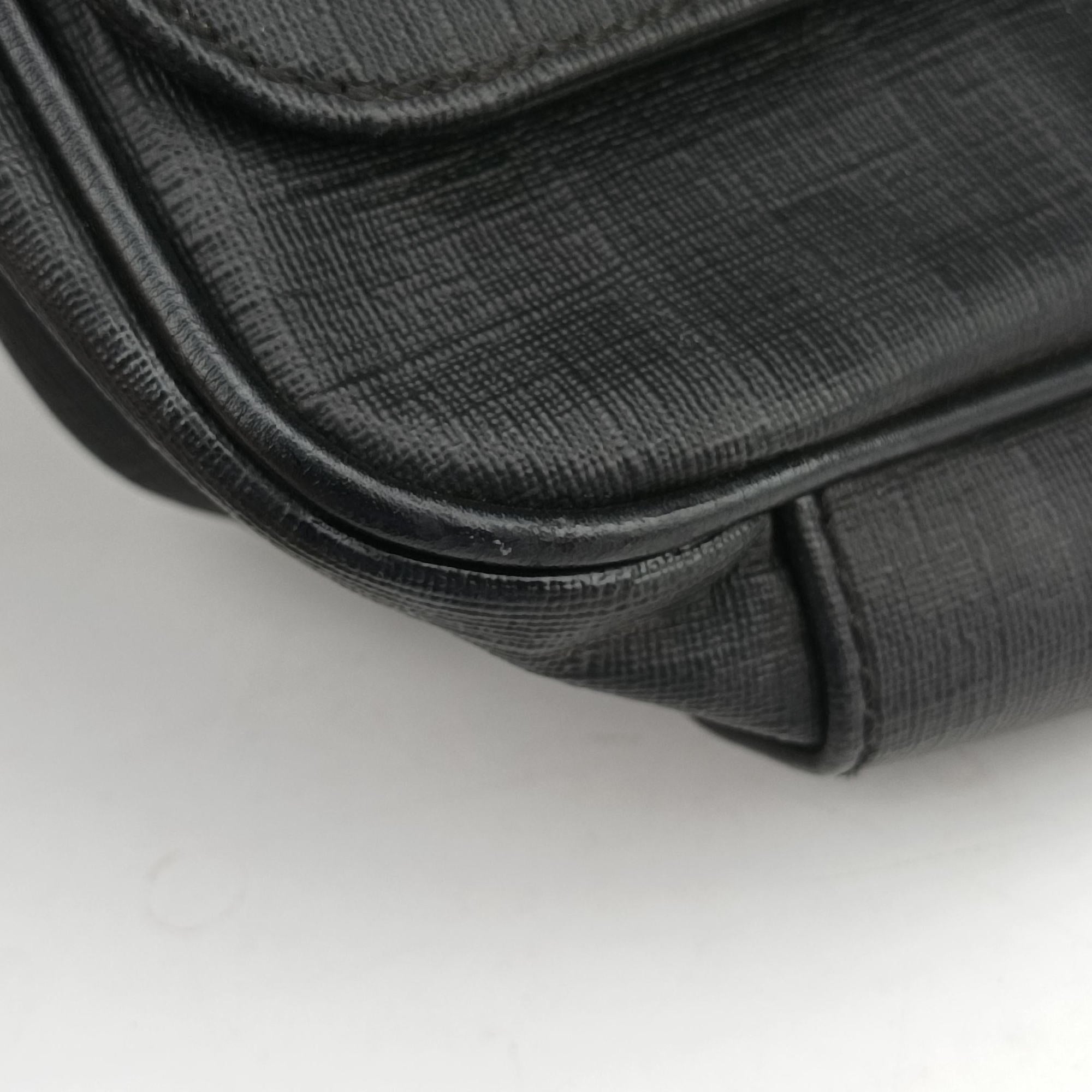 Vintage Fendi Zucca Grey leather 7VA195 shoulderbag | stylenewstar
