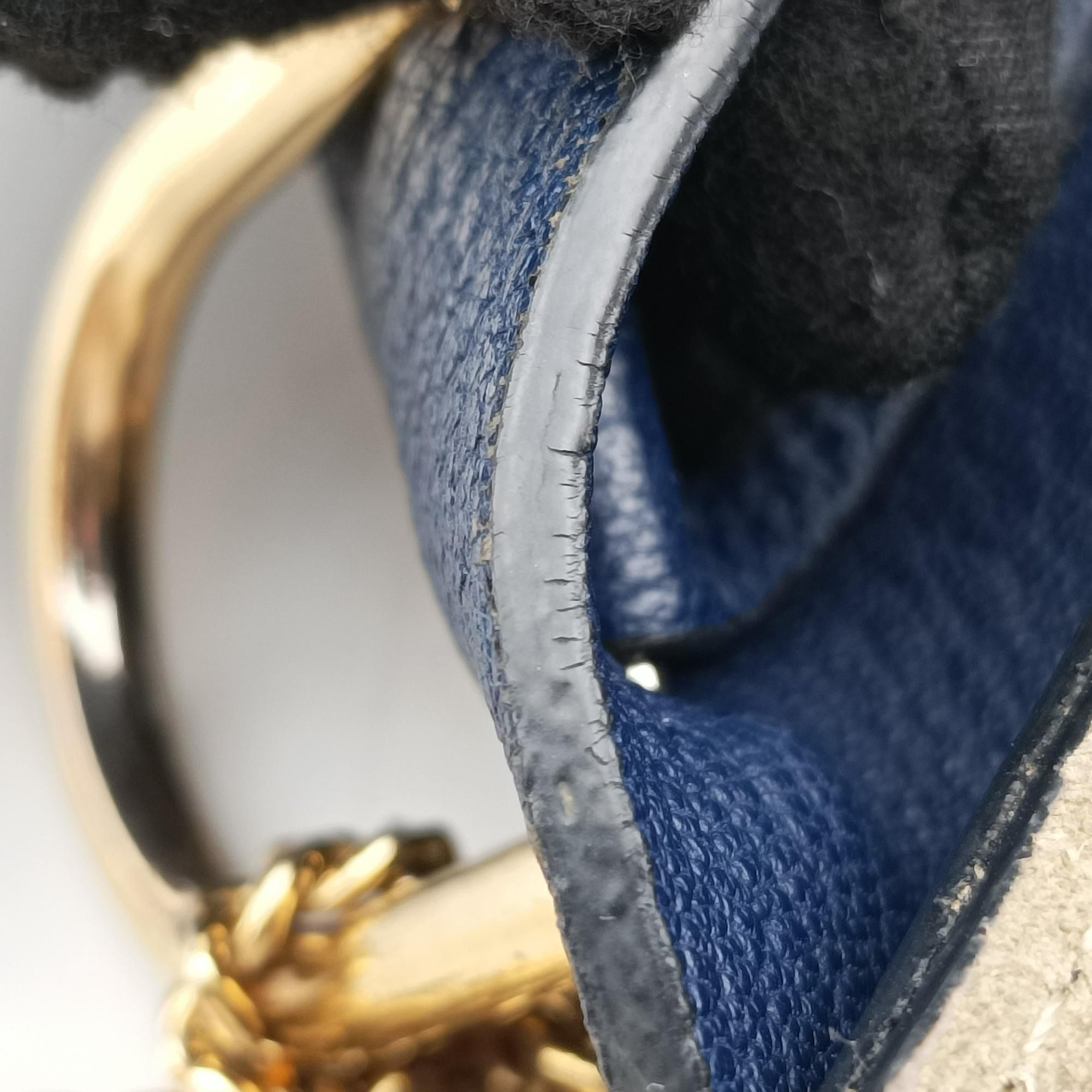 Pre-owned Chloe DREW Navy Leather  shoulderbag | stylenewstar