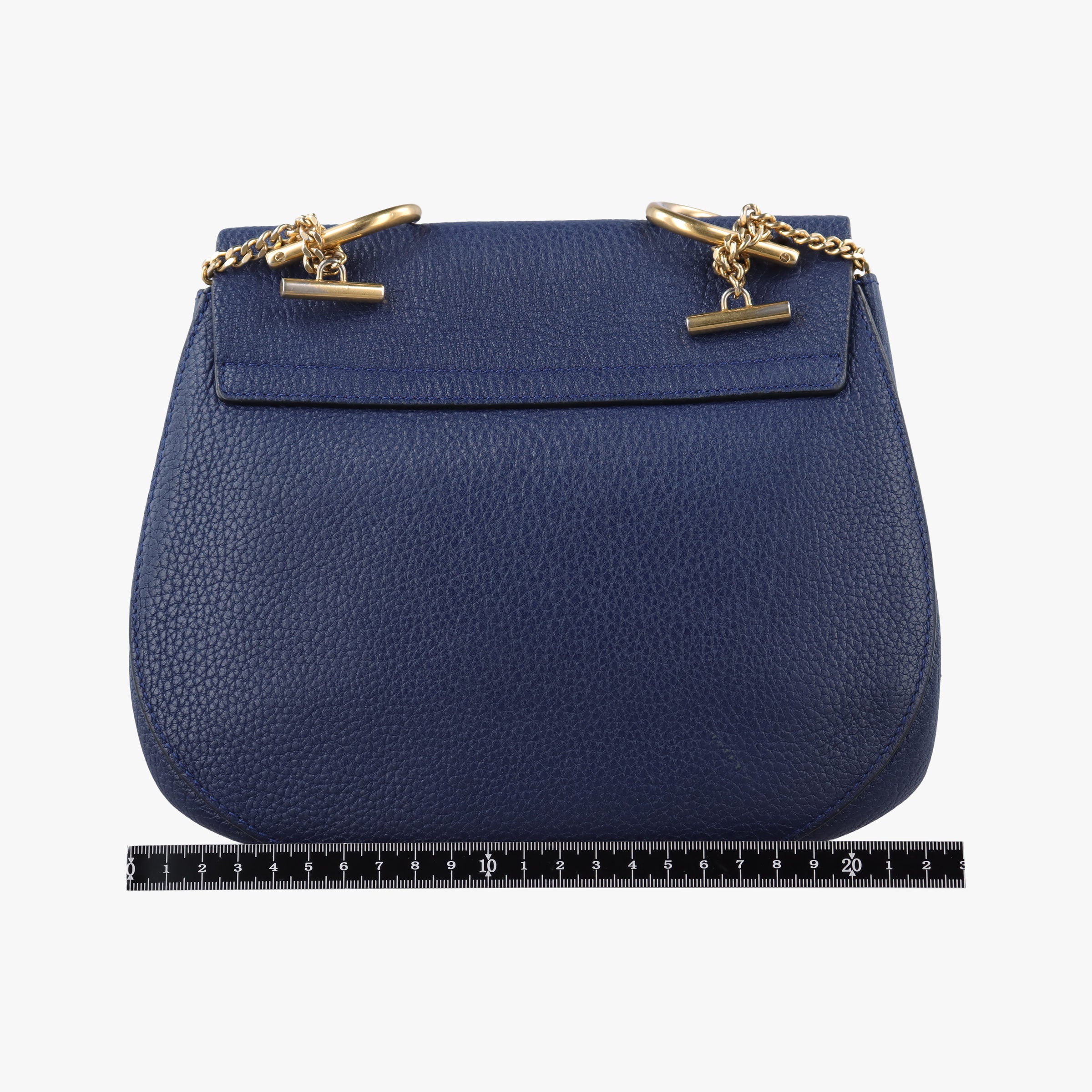 Pre-owned Chloe DREW Navy Leather  shoulderbag | stylenewstar