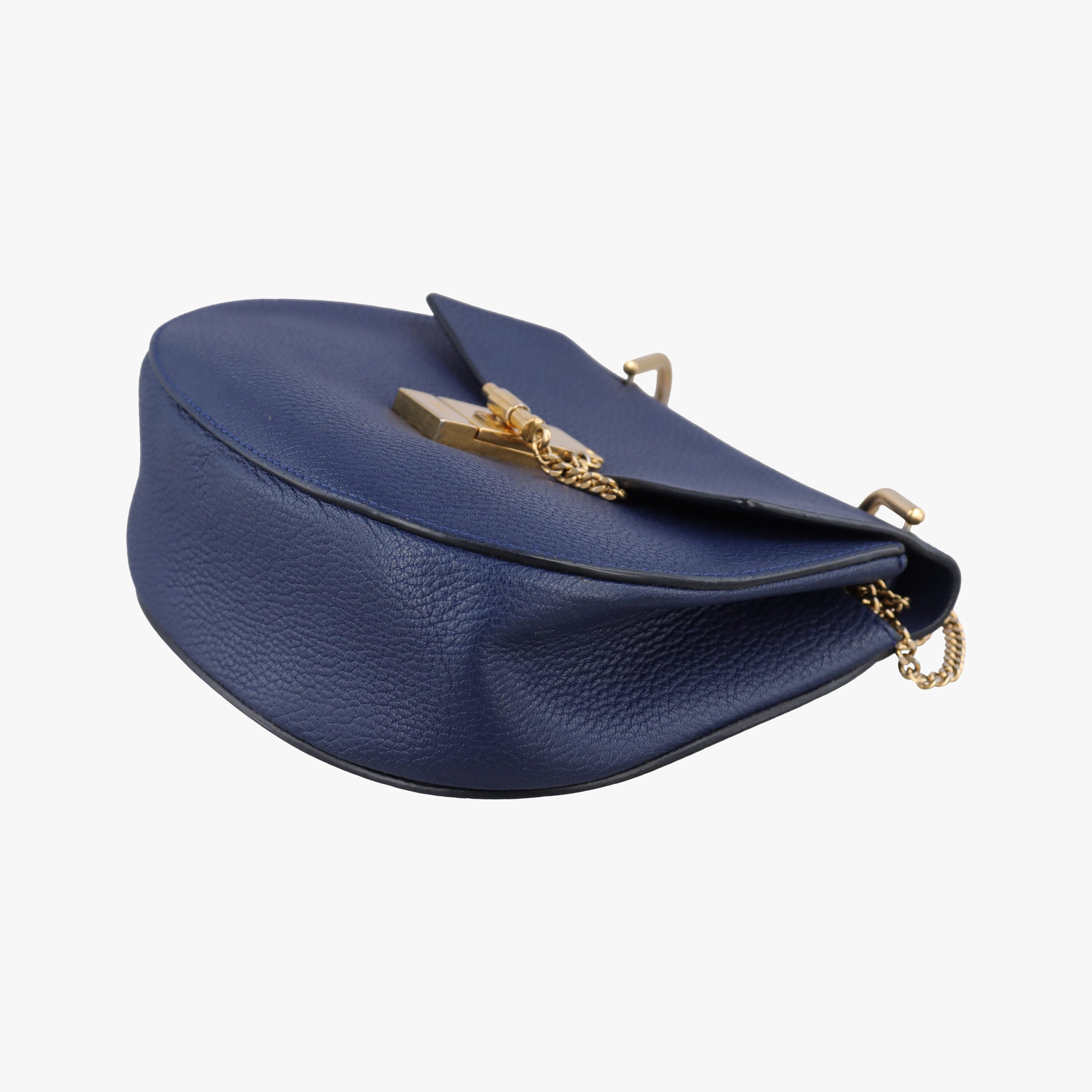 Pre-owned Chloe DREW Navy Leather  shoulderbag | stylenewstar