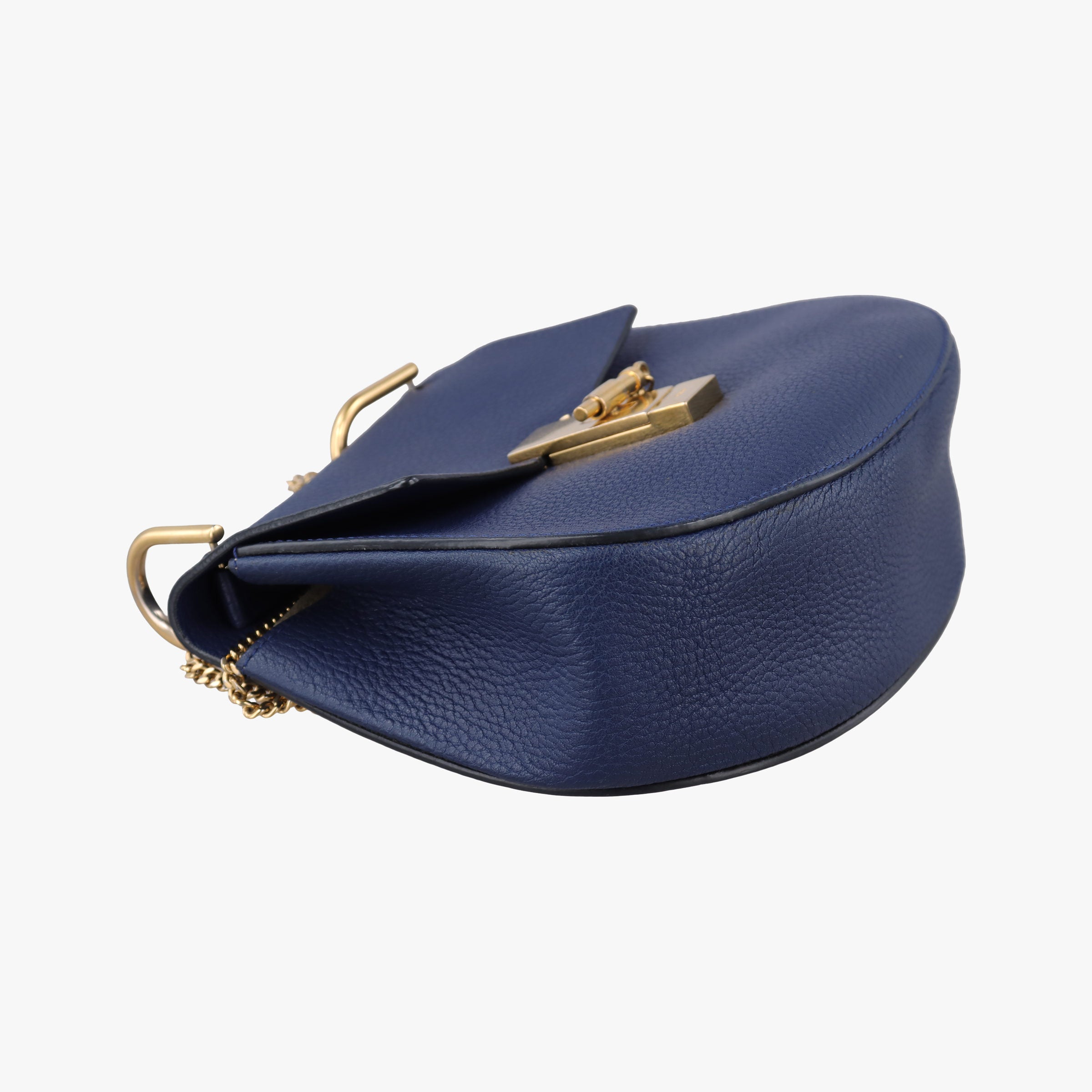 Pre-owned Chloe DREW Navy Leather  shoulderbag | stylenewstar