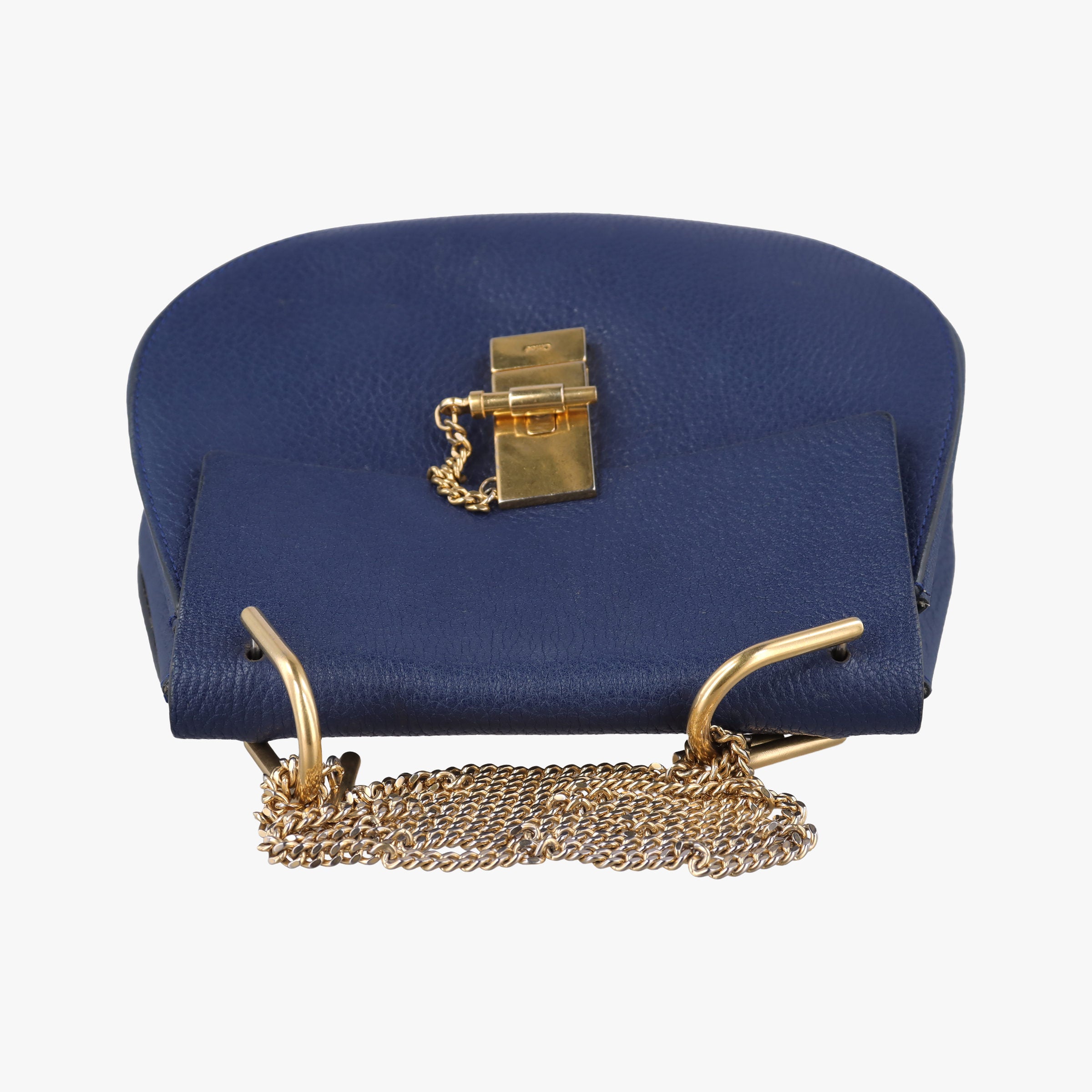 Pre-owned Chloe DREW Navy Leather  shoulderbag | stylenewstar