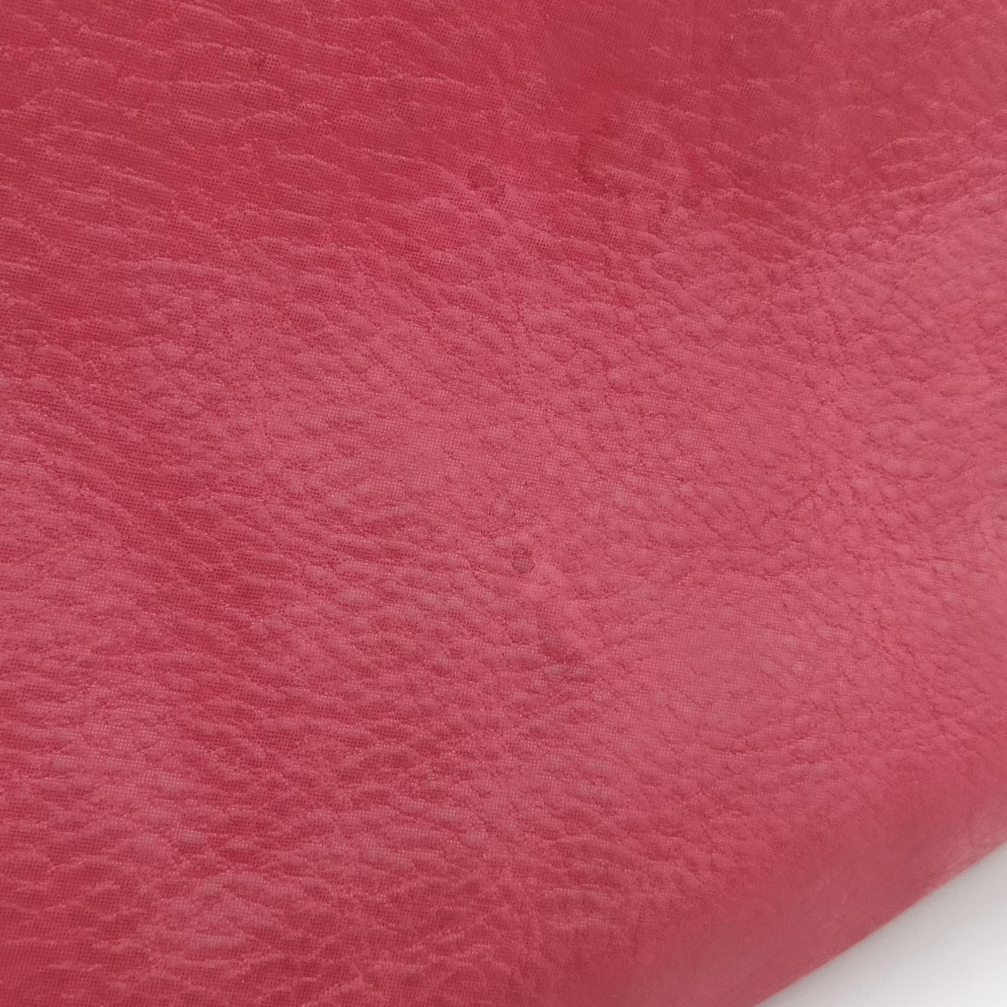 Pre-owned Fendi Lampo FF Logo Red Leather 8BR636 shoulderbag | stylenewstar