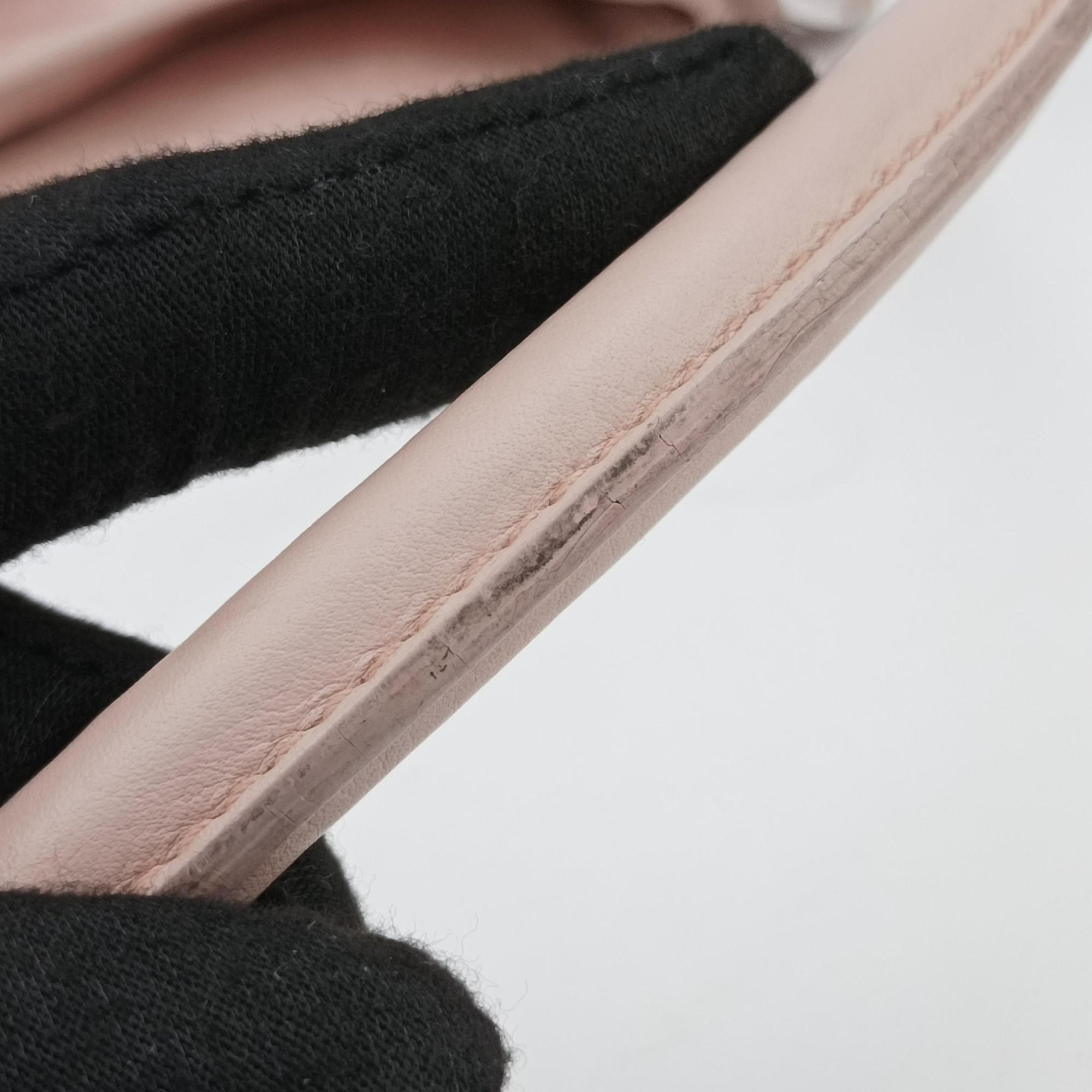 Secondhand Christian Dior Lovely Trotter Pink Cotton Canvas × Leather  handbag | stylenewstar