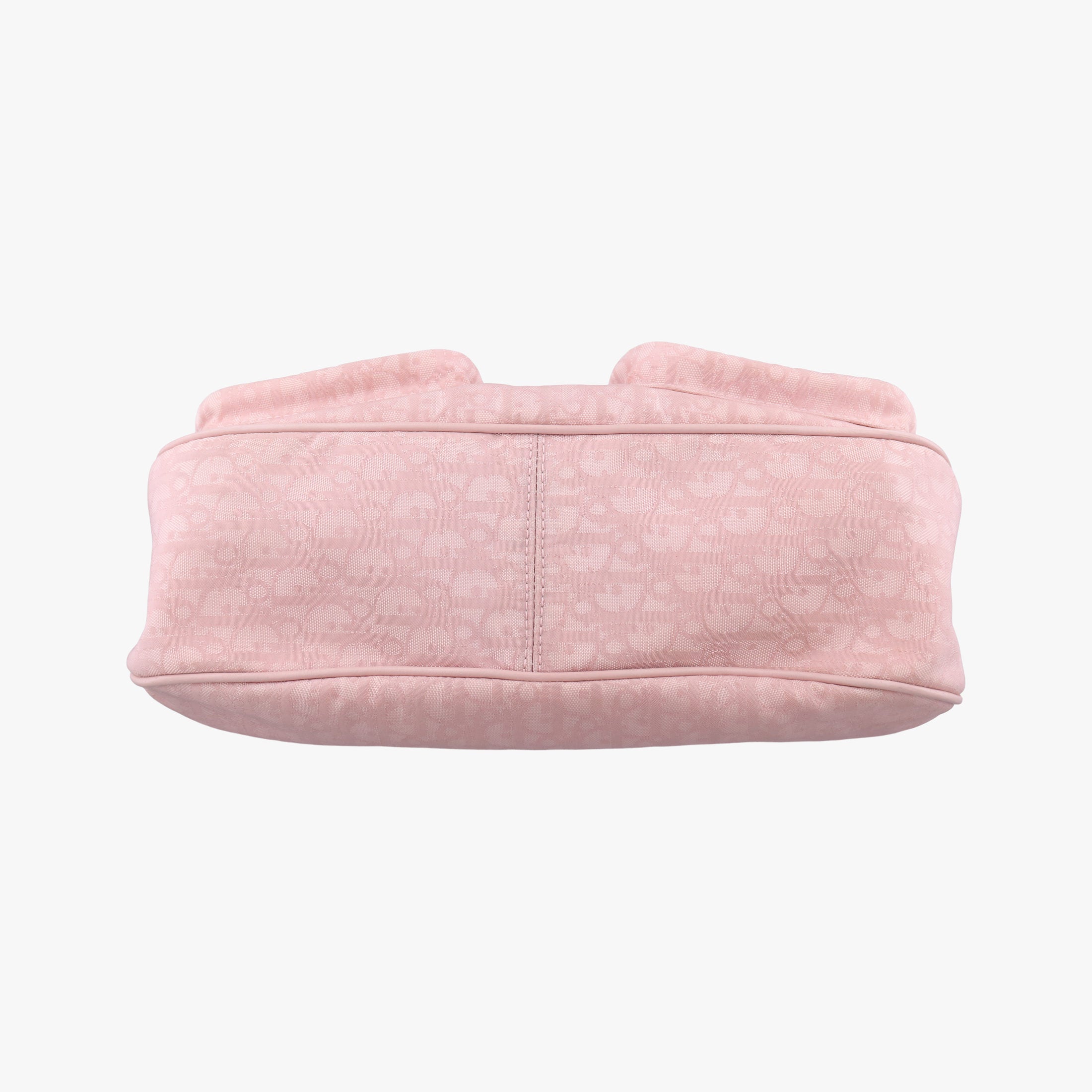 Secondhand Christian Dior Lovely Trotter Pink Cotton Canvas × Leather  handbag | stylenewstar