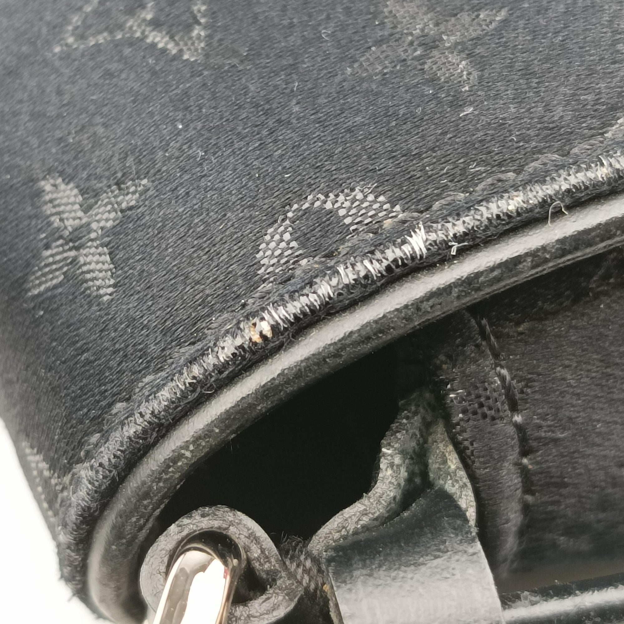 Pre-owned Louis Vuitton musette Black x multicolor Monogram Satin M92273 shoulderbag | stylenewstar