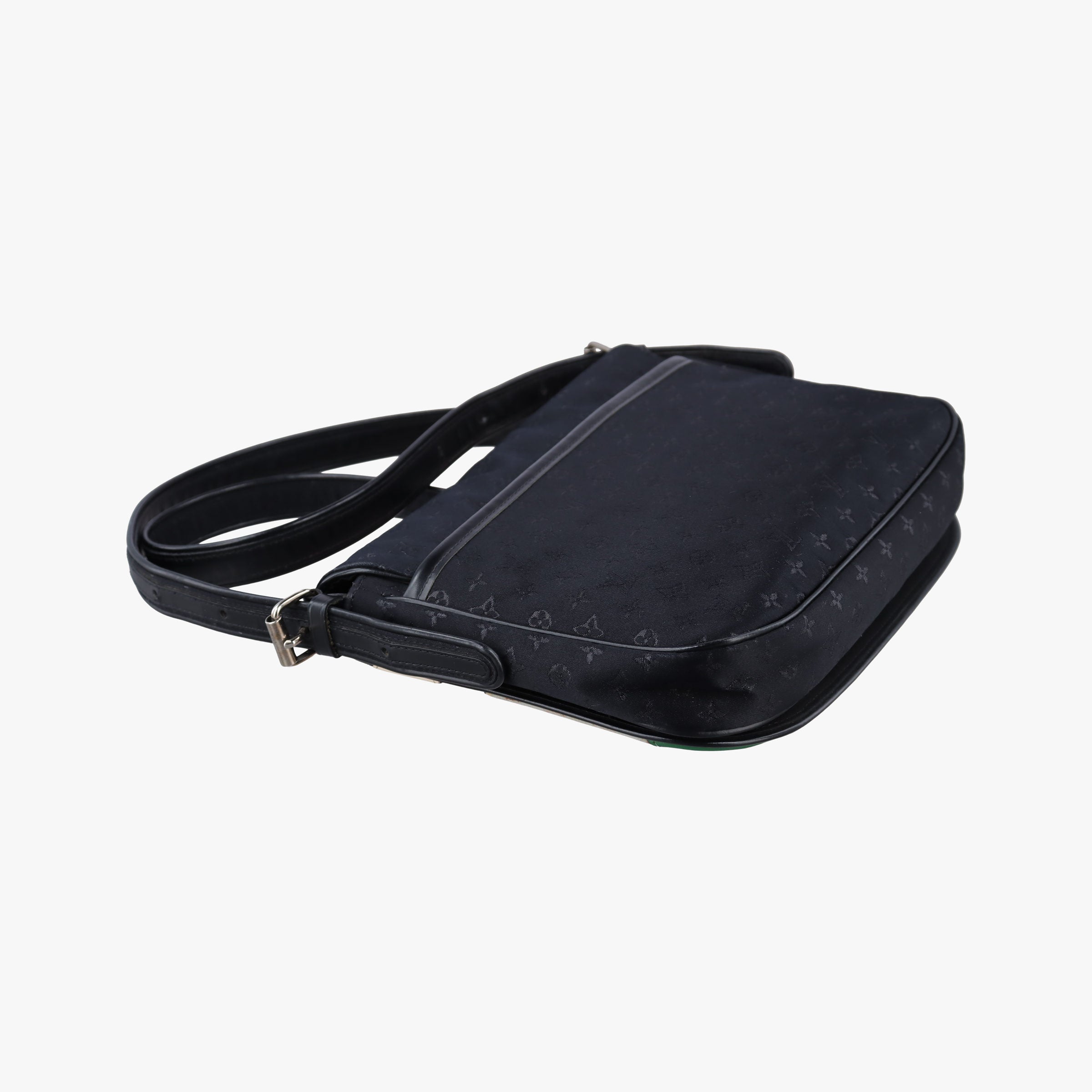Pre-owned Louis Vuitton musette Black x multicolor Monogram Satin M92273 shoulderbag | stylenewstar