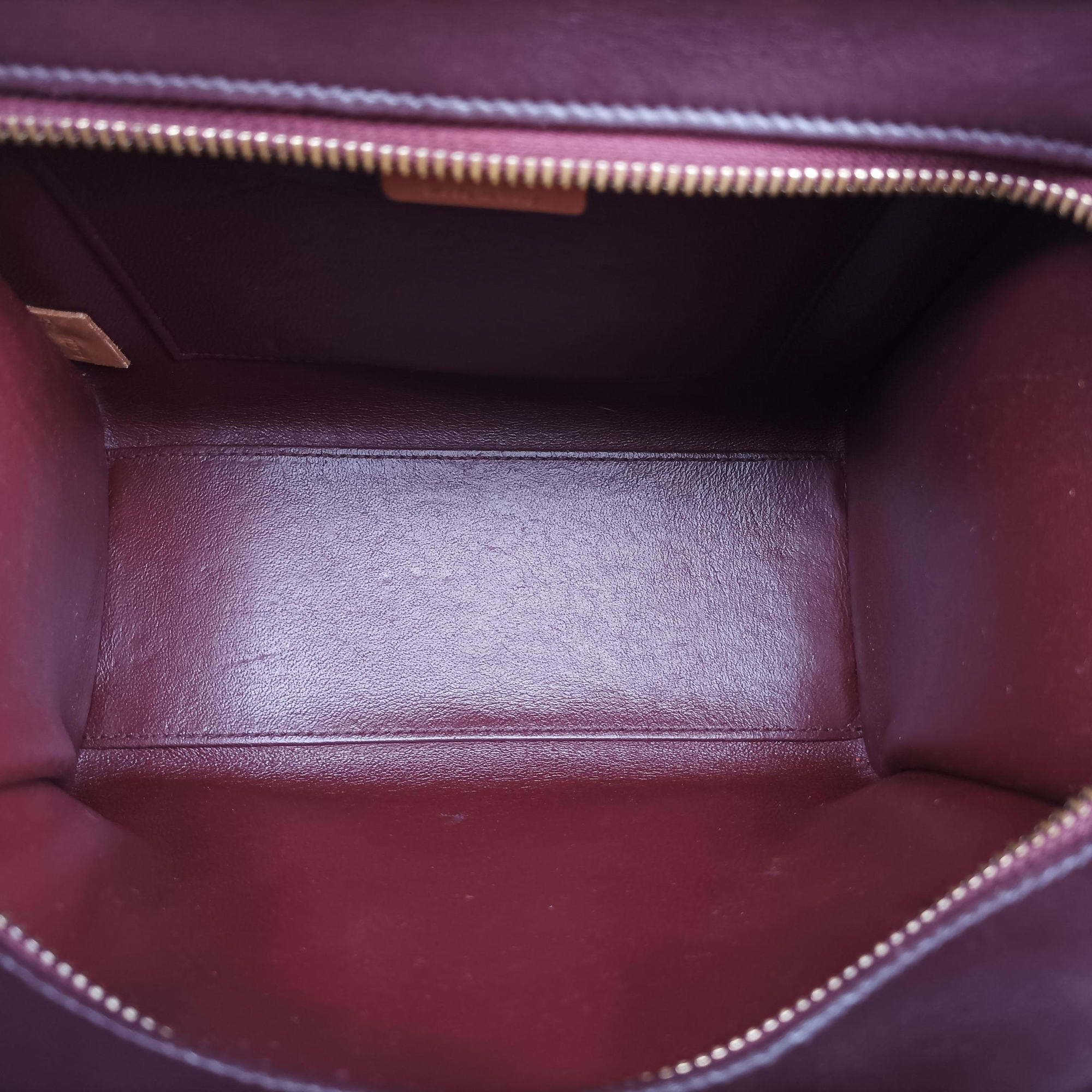 Secondhand Celine luggage nano shopper Pink beige×brown×black Leather  shoulderbag | stylenewstar