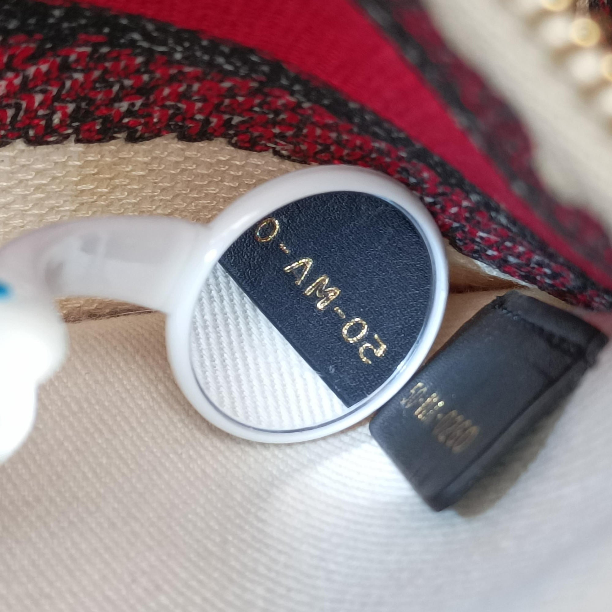 Vintage Christian Dior Lady D-Lite White ×Multicolor Canvas  shoulderbag | stylenewstar