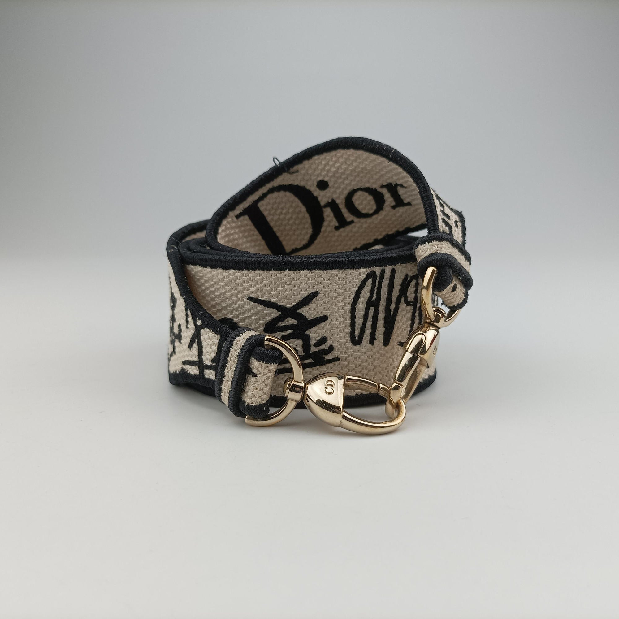 Vintage Christian Dior Lady D-Lite White ×Multicolor Canvas  shoulderbag | stylenewstar